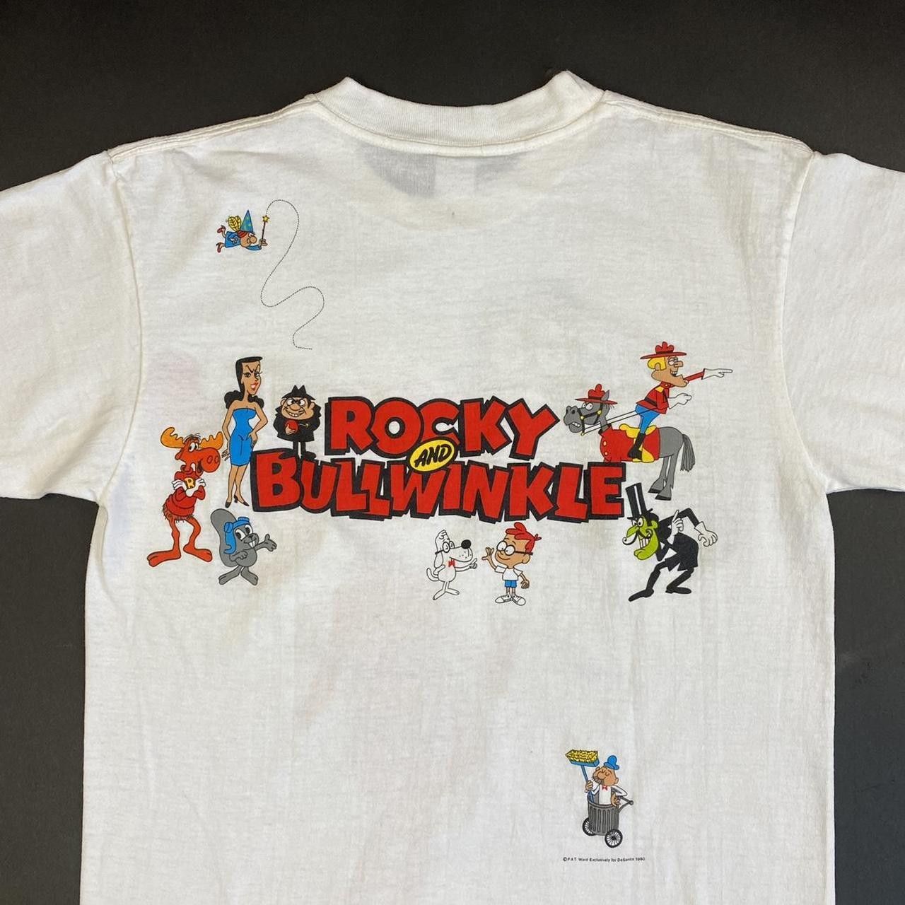 Vintage vtg Rocky & Bullwinkle T-Shirt Large Size US L / EU 52-54 / 3 - 4 Thumbnail