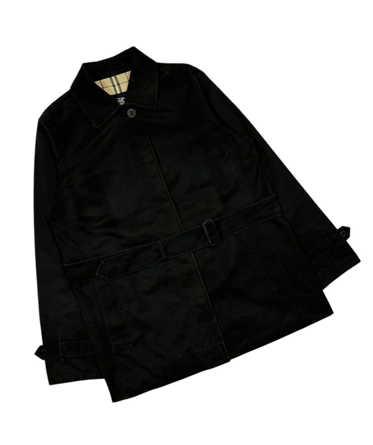 Burberry Authentic🔥Burberry London Parka Black Novacheck Inner Jacket Size US S / EU 44-46 / 1 - 9 Thumbnail