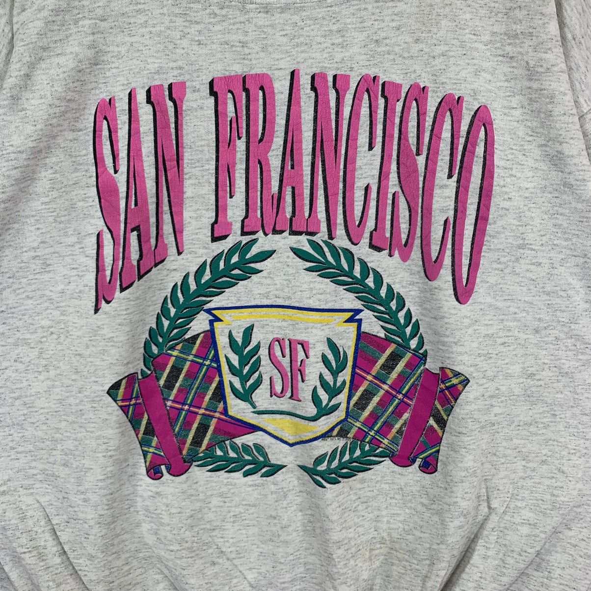 Vintage 🔥🔥🔥VINTAGE 90S SAN FRANCISCO SF PULLOVER CREWNECK Size US L / EU 52-54 / 3 - 4 Thumbnail