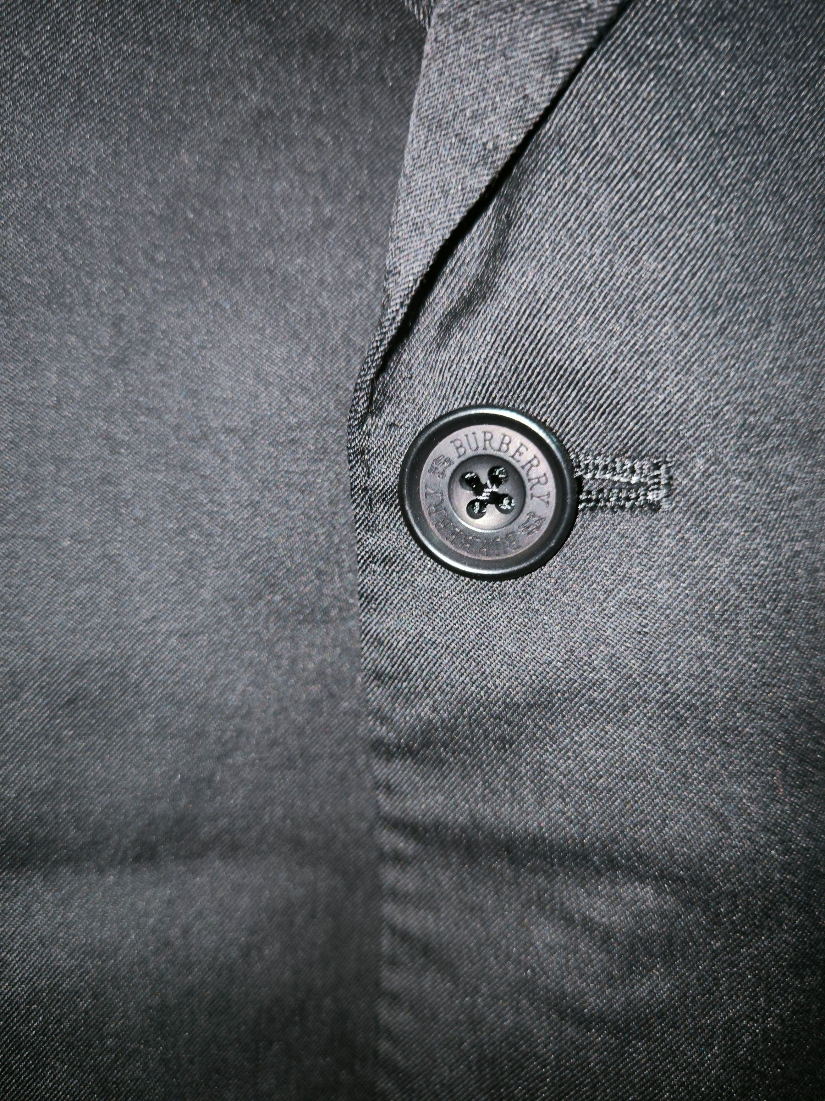 Burberry Black Label Black Blazer Nova Check Inside Pocket Size 50R - 14 Thumbnail