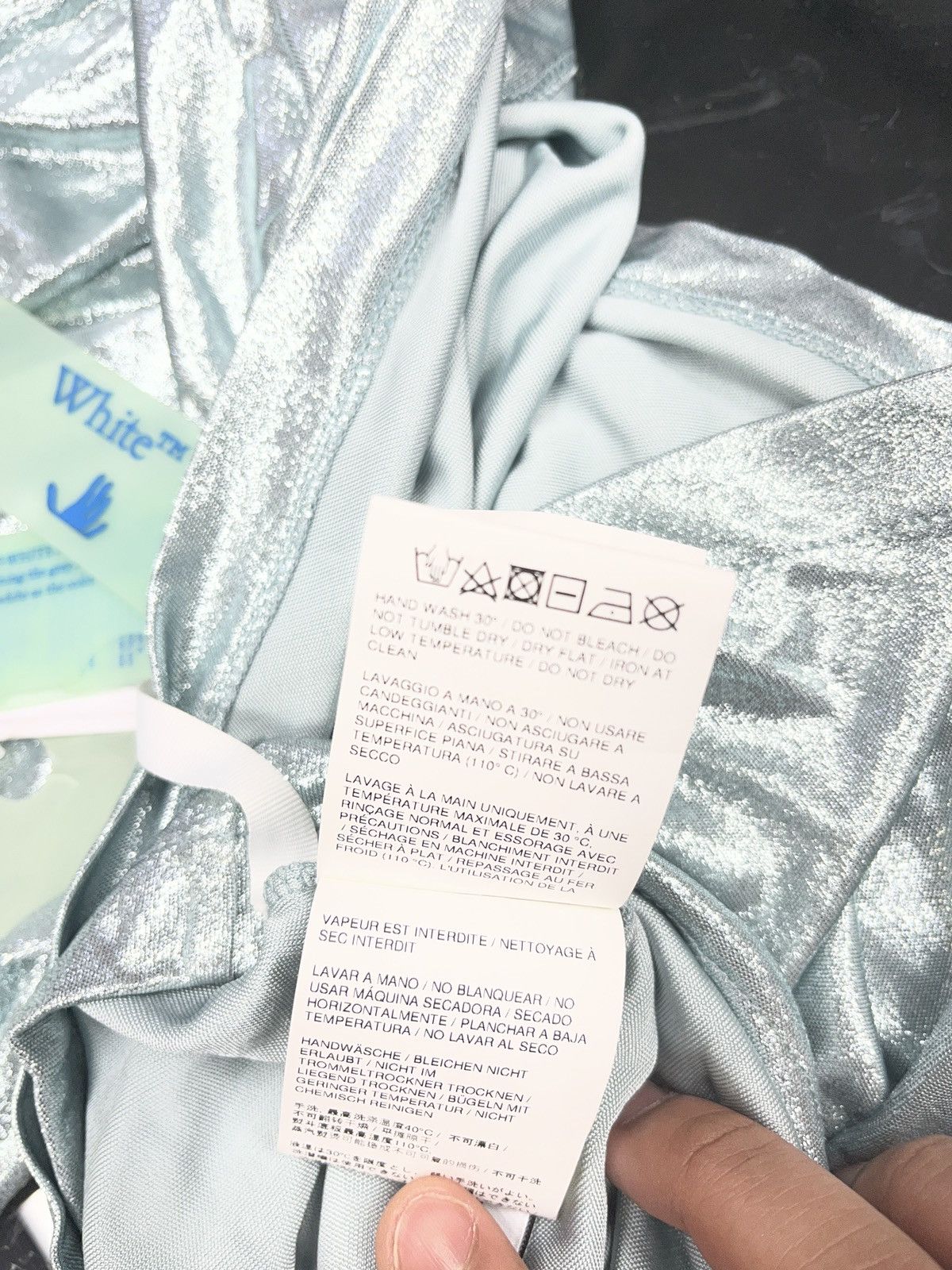 Off-White Off-White Sculpted Metallic Cut-Out Dress – New With Tags Size S / US 4 / IT 40 - 6 Thumbnail