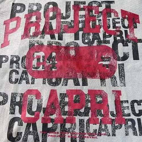 VIBE Hirayama x aoka PROJECT CAPRI Letter Print Shirt Size US L / EU 52-54 / 3 - 6 Thumbnail