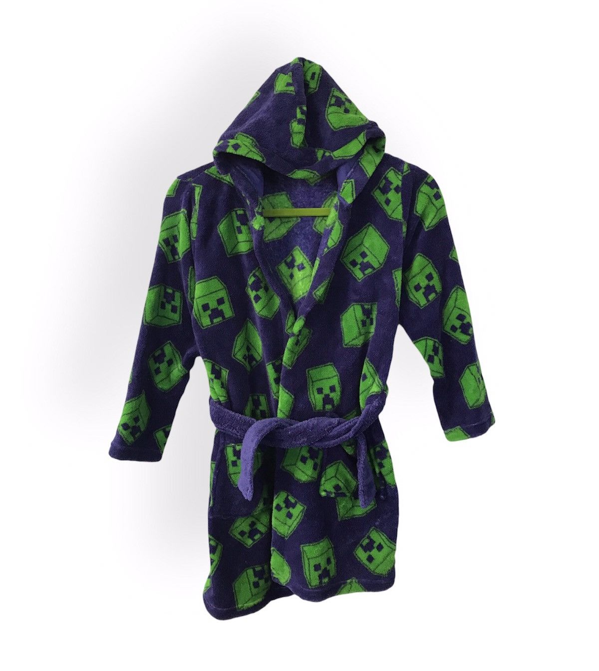 image of Exclusive Game x Lego Rebel Minecraft Bath Robe, Men's (Size Medium)