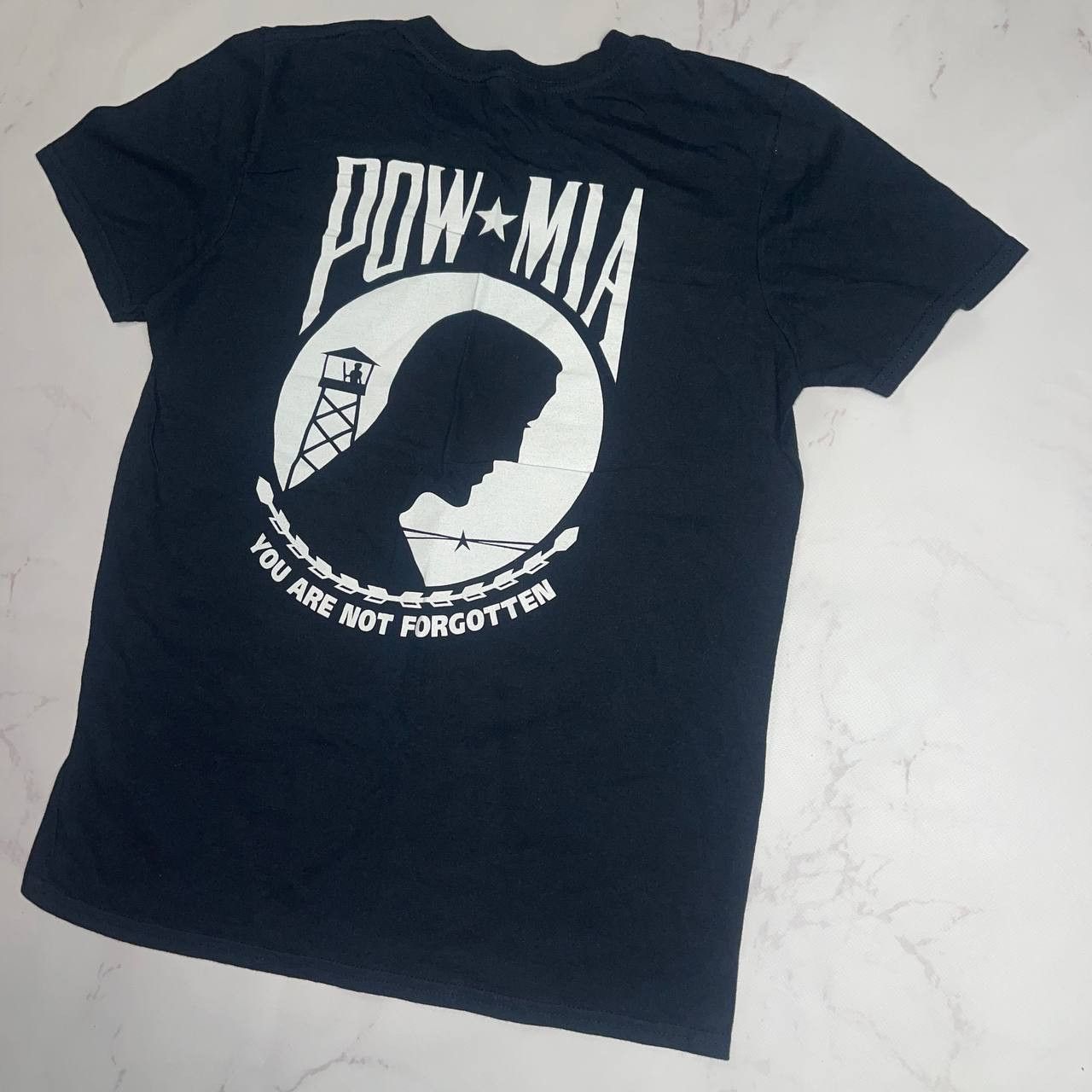 Vintage Vintage 80s POW MIA Vietnam War T-Shirt Size S Size US S / EU 44-46 / 1 - 9 Thumbnail
