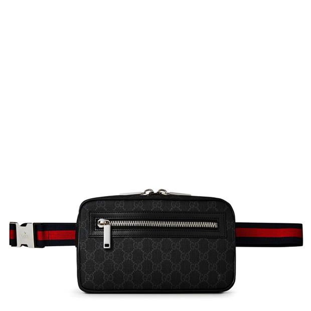 Gucci GUCCI Men'S Jacquard Cotton Gg Supreme Belt Bag Size ONE SIZE - 1 Thumbnail