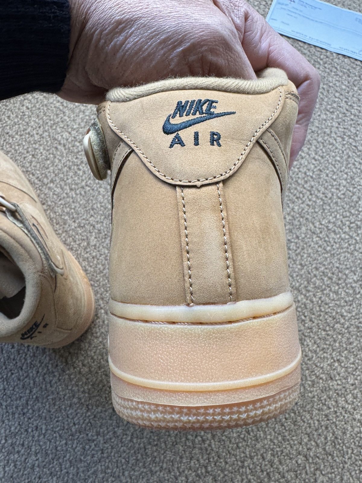 Nike NIKE AIR FORCE 1 MID 07 PRM QS SZ.11 flax Size US 11 / EU 44 - 10 Thumbnail