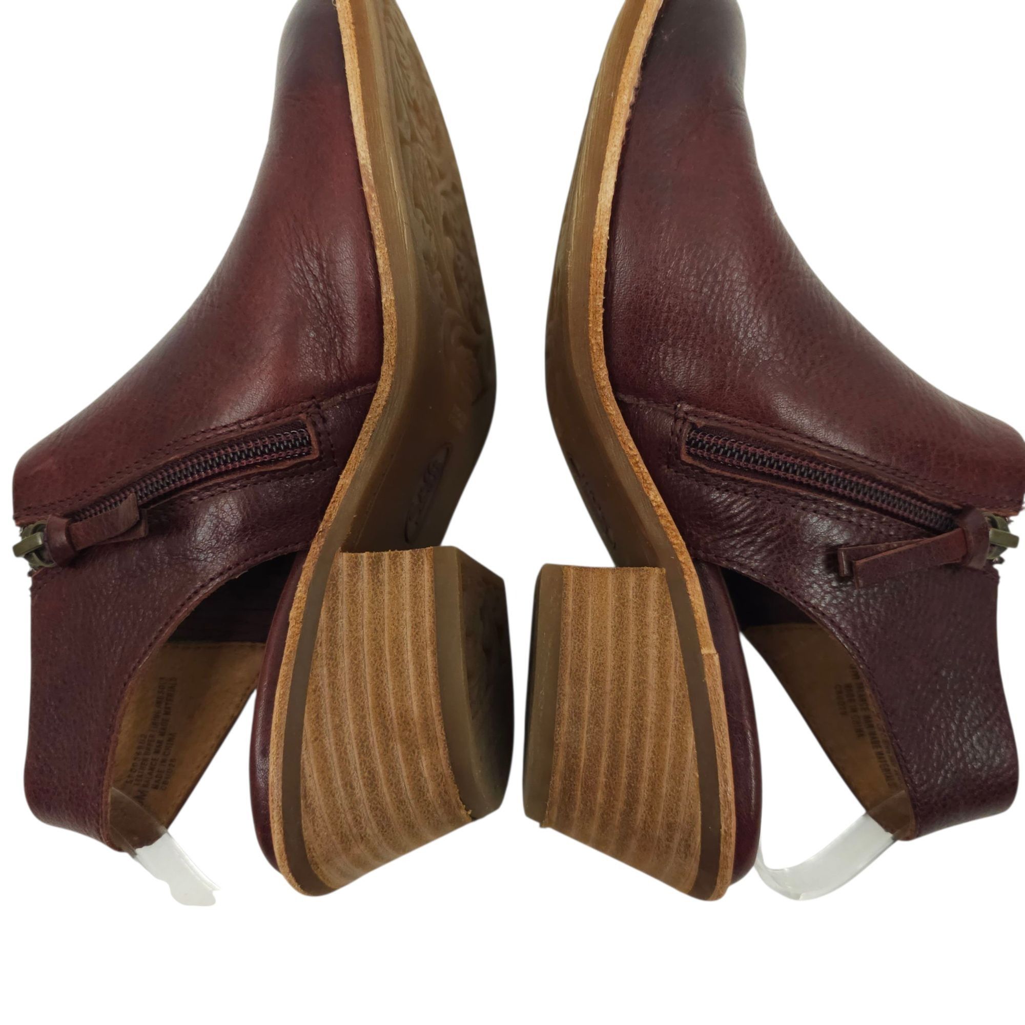 Other Sofft Arabia Slingback Bootie Women 6M Port Leather Maroon Size US 6 / IT 36 - 14 Thumbnail