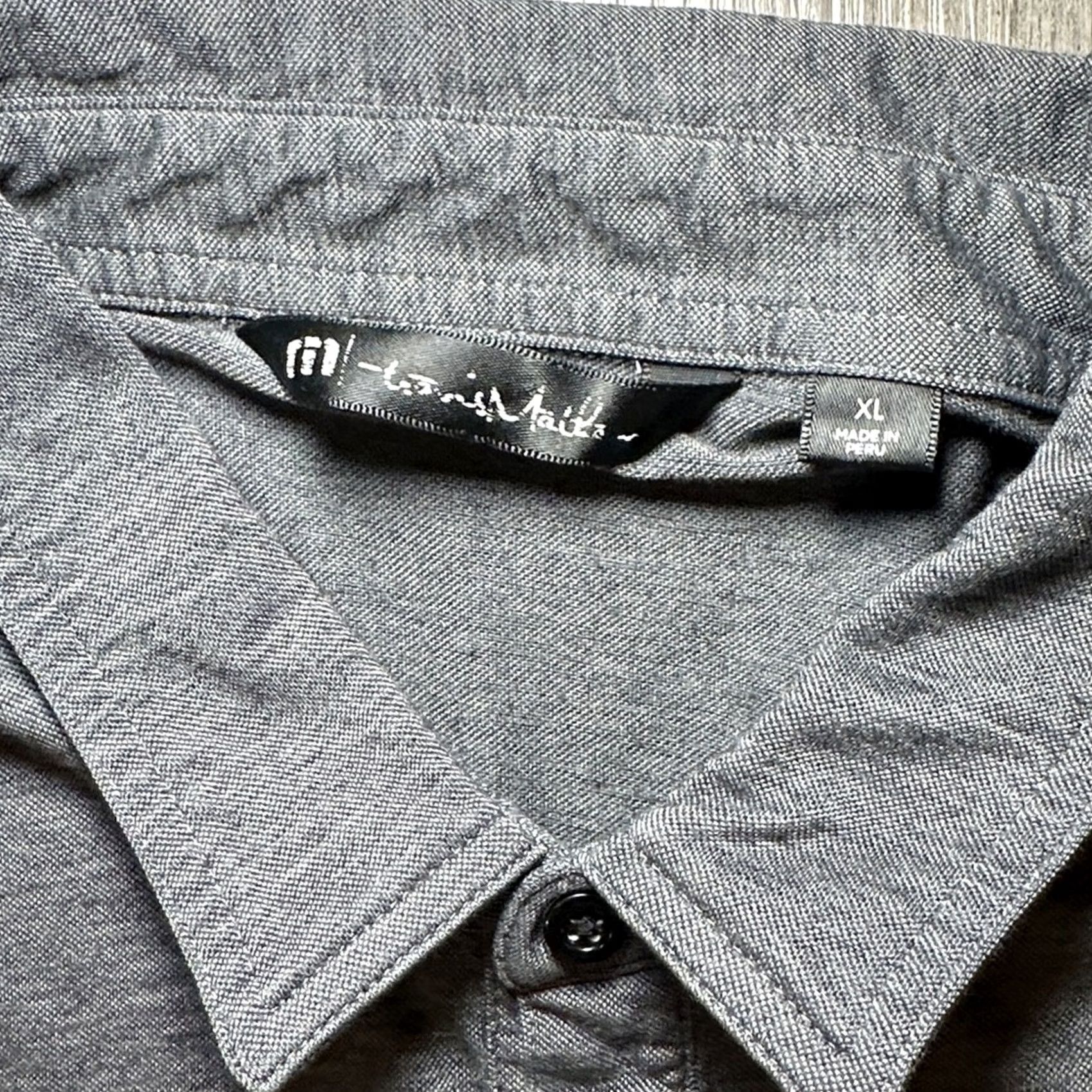 TravisMathew Travis Mathew Beach Buzz Striped Golf Polo XL Mens Gray Charcoal Size US XL / EU 56 / 4 - 7 Thumbnail