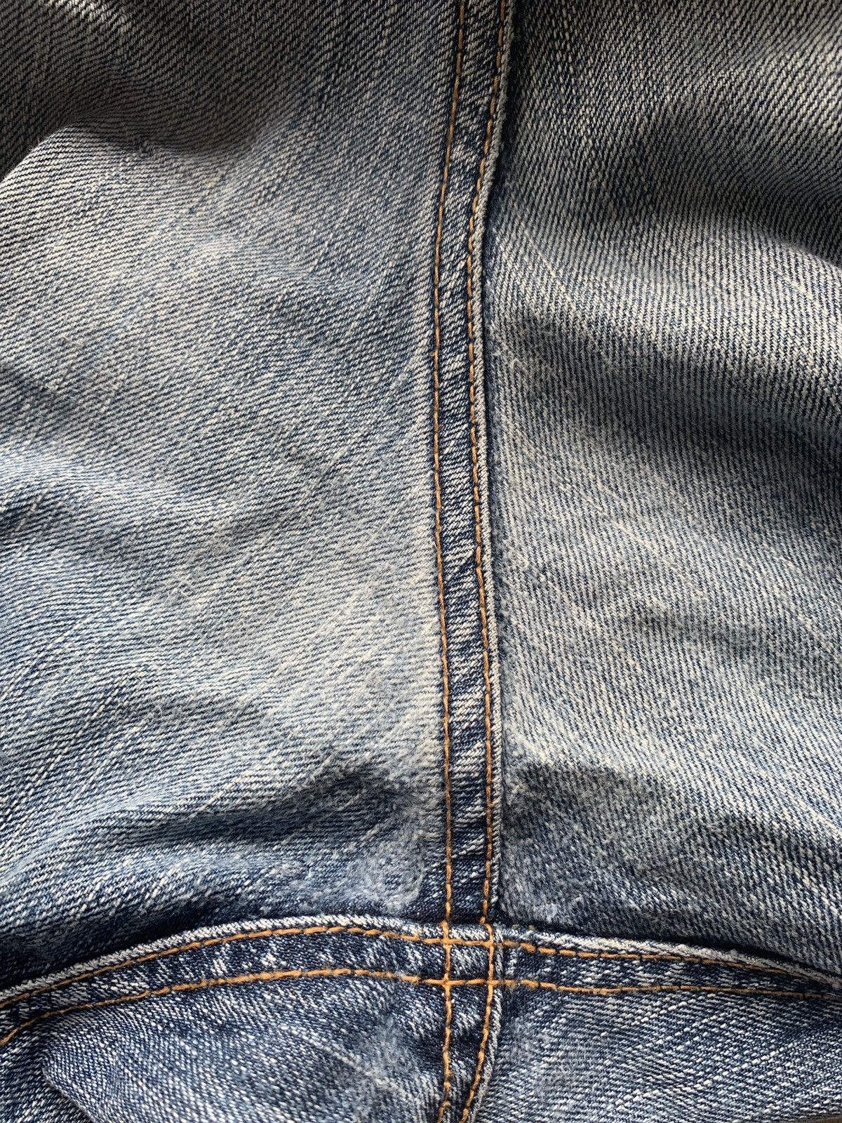 Edwin × Vintage Edwin 505V Selvedge Distressed Denim Size US 37 - 19 Thumbnail