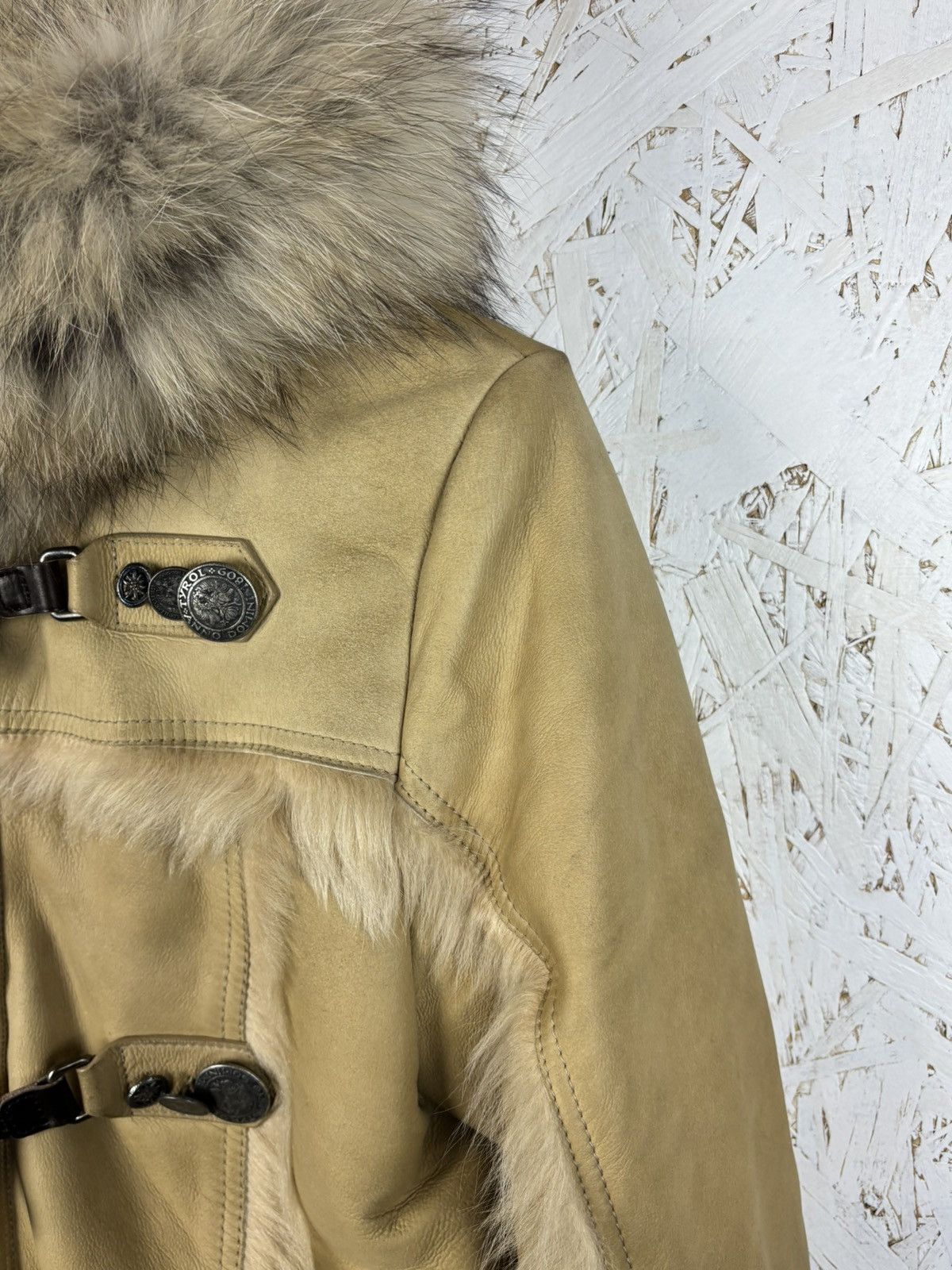 Prada Prada AW06 Shearling Sheep Fox Fur Leather Dufflecoat 44 Size M / US 6-8 / IT 42-44 - 8 Thumbnail