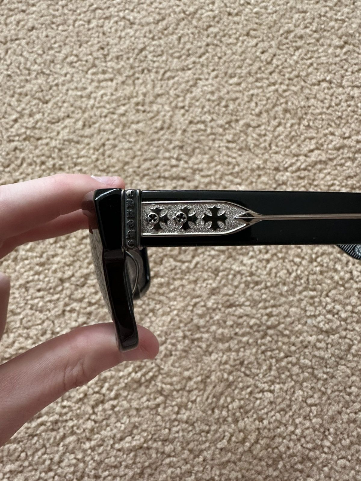 Chrome Hearts Chrome Hearts Midixathrill I Black Sunglasses & Case Size ONE SIZE - 7 Thumbnail