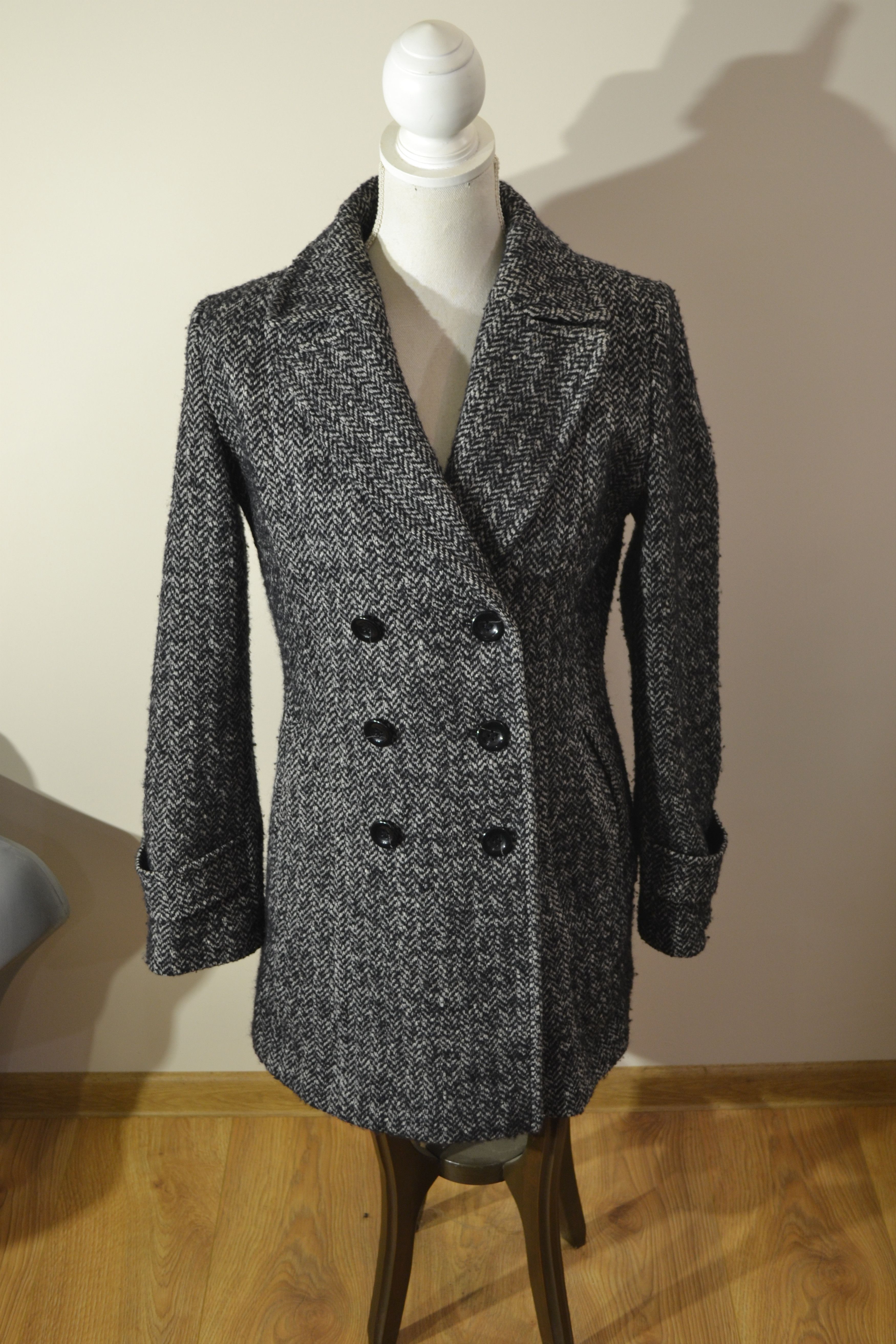 Other Vintage Christian Berg Wool Coat – Wool Blend Overcoat Size M / US 6-8 / IT 42-44 - 2 Thumbnail