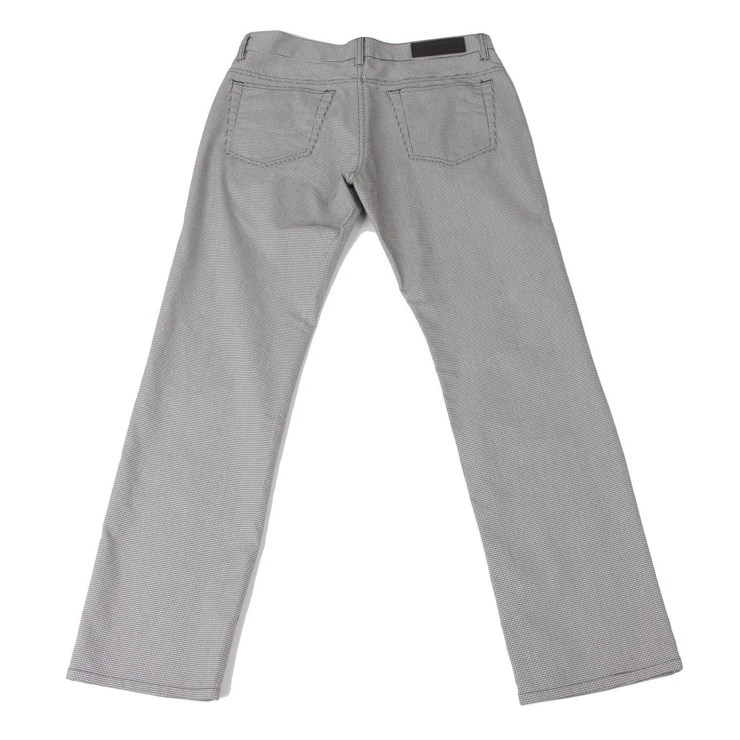 Burberry Cotton/Polyester Puppy Tooth Pants in Black and White Size US 38 / EU 54 - 9 Thumbnail