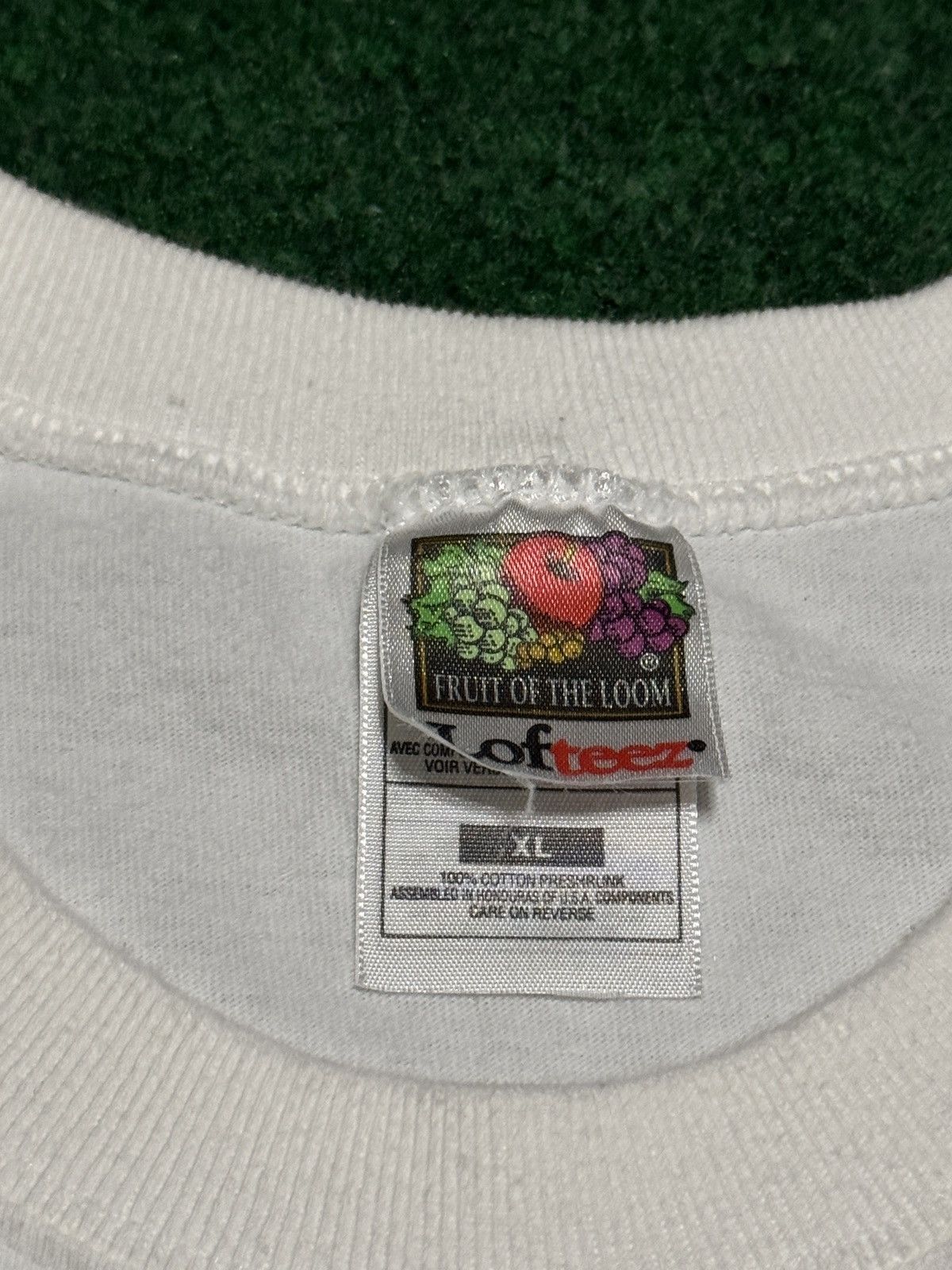 Fruit Of The Loom Fruit Of The Loom Logo Cornucopia 90s RARE XL T Shirt 24x30 Size US XL / EU 56 / 4 - 3 Thumbnail