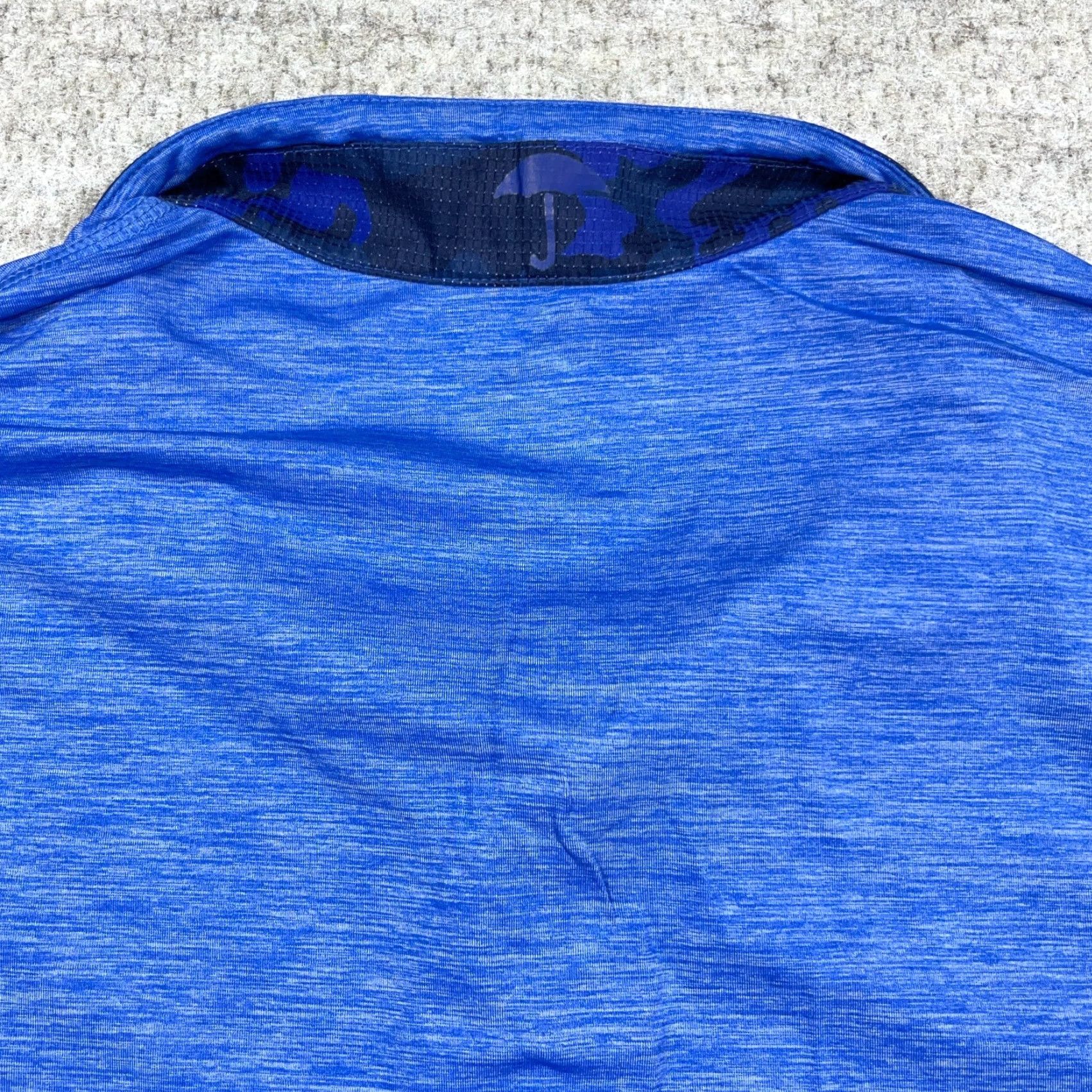 Vintage Greyson Men Sweatshirt Pullover 1/4 Zip Blue Nylon Spandex Fleece Logo Size US L / EU 52-54 / 3 - 5 Thumbnail