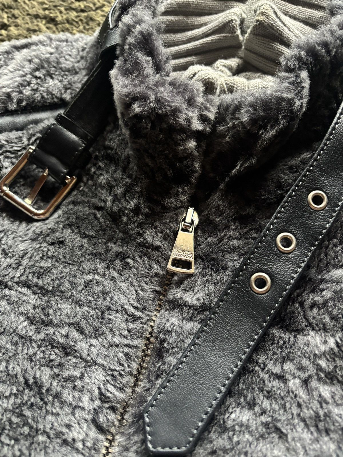 Dolce & Gabbana AW07 Dolce & Gabbana Runway Hybrid Fur Bomber Jacket Size US XL / EU 56 / 4 - 7 Thumbnail