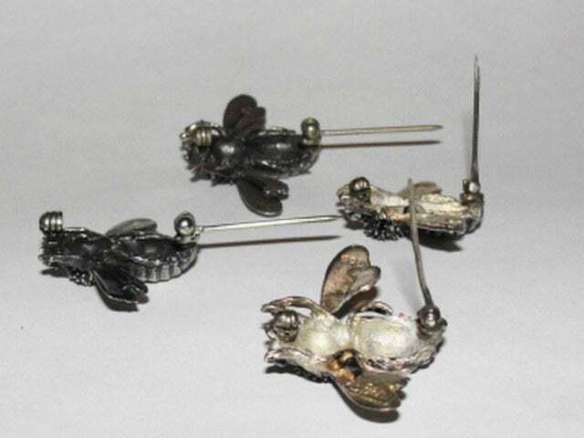 Designer Sterling Silver Bumble Bee Lot Size ONE SIZE - 4 Thumbnail