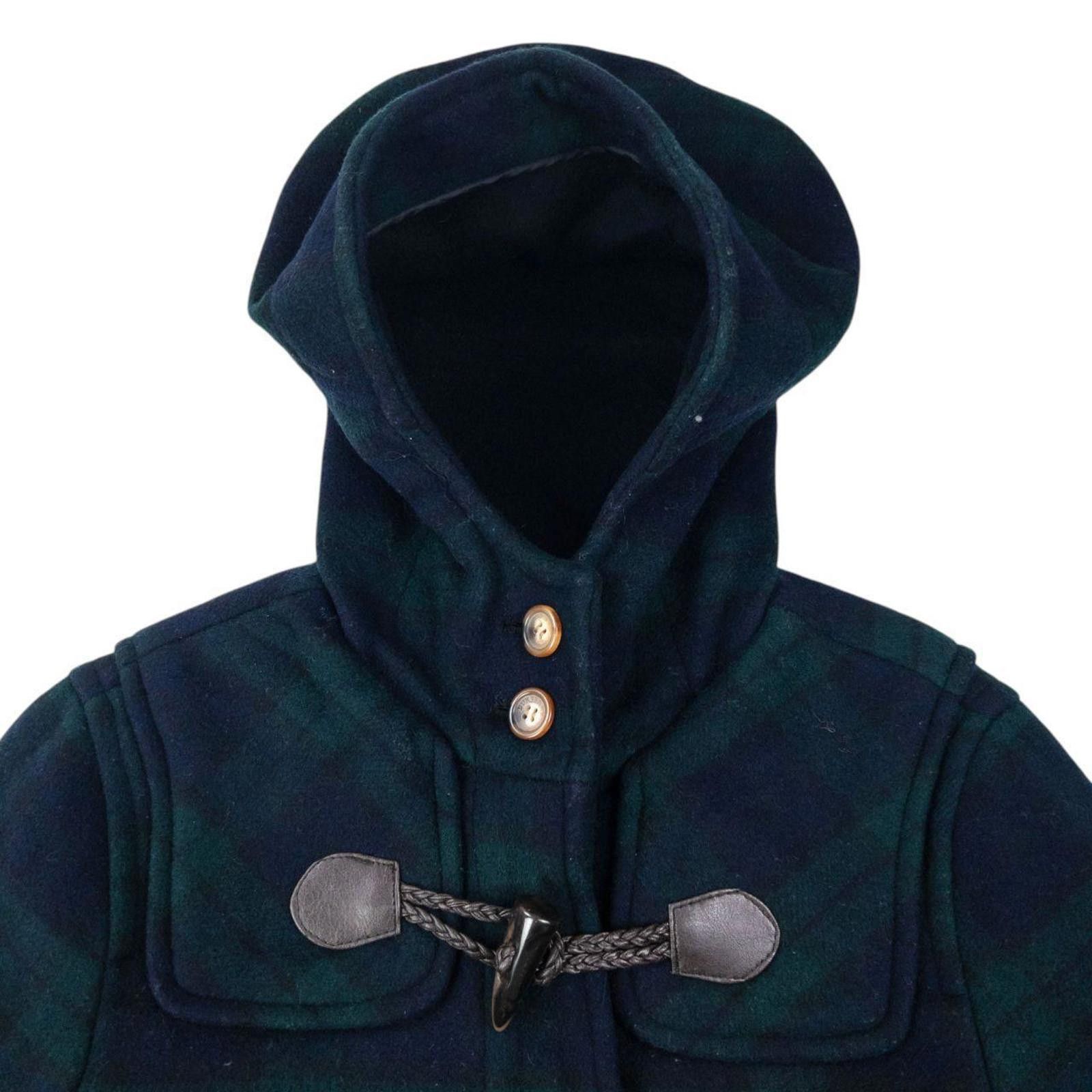 Burberry Vintage 2000s Burberry Nova Check Wool Duffle Jacket Size M Size US M / EU 48-50 / 2 - 3 Thumbnail