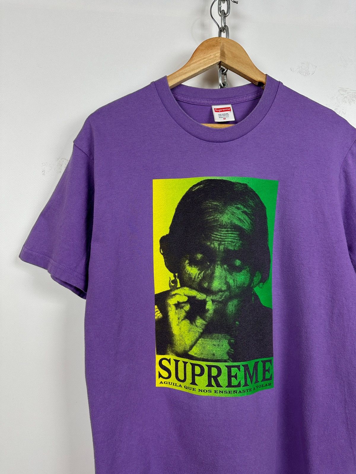 Supreme Supreme Aguila Purple T-Shirt Size US M / EU 48-50 / 2 - 3 Thumbnail