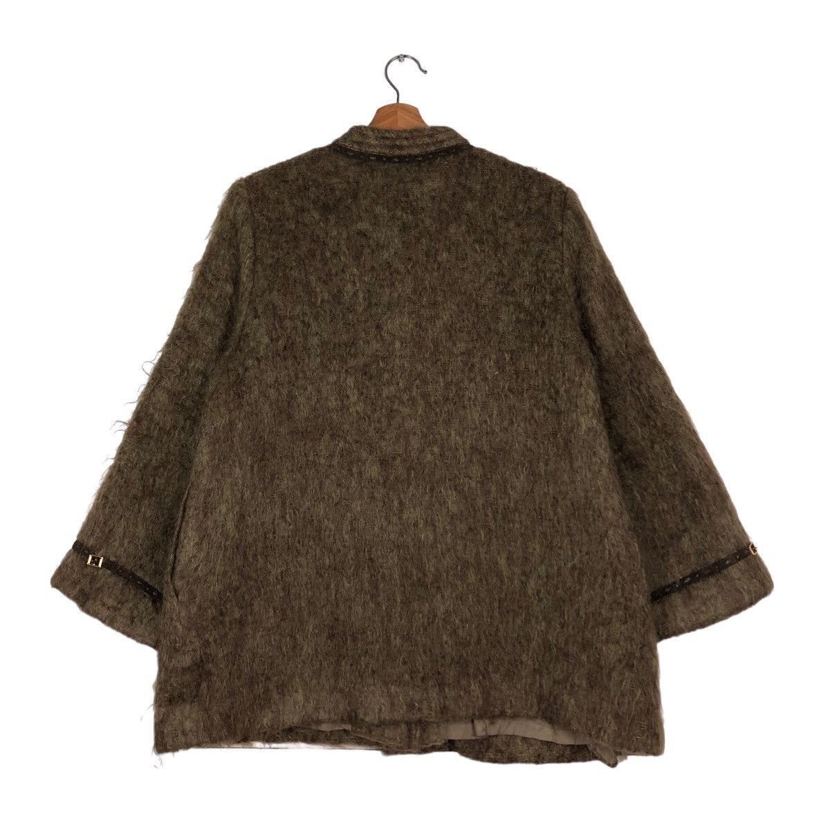 Japanese Brand 🔥VINTAGE BUTTON JACKET MOHAIR WOOL ISSEY MIYAKE Size US M / EU 48-50 / 2 - 8 Thumbnail