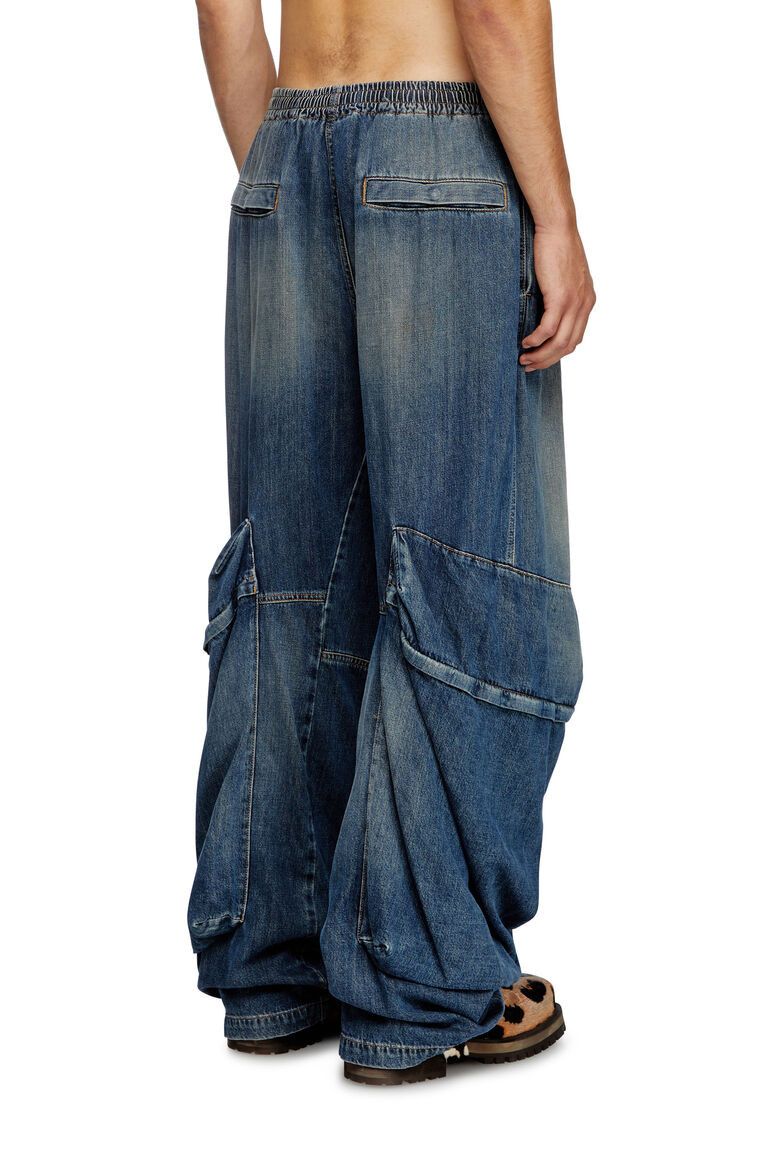 Diesel o1s22i1n1124 D-Para Denim Jeans in Blue Size 26" / US 2 / IT 38 - 4 Thumbnail