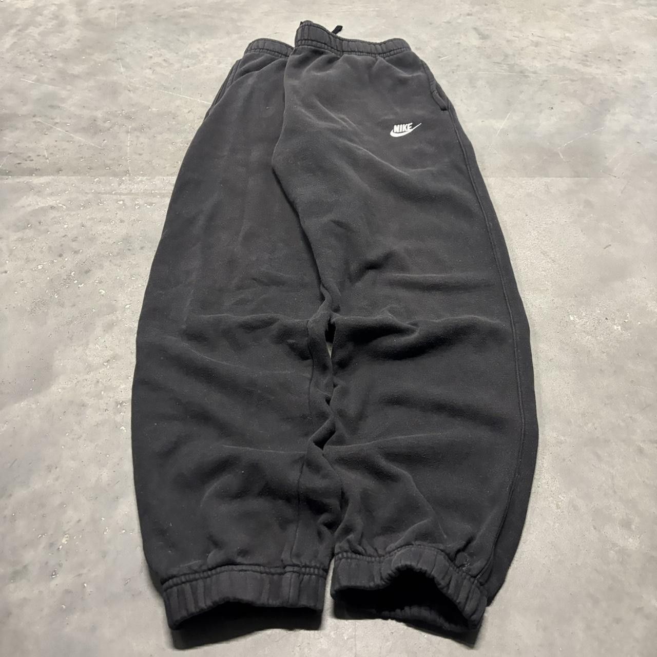 Nike × Vintage Crazy Vintage Y2K/2000s Black Nike Streetwear Essential Sweatpants! Size US 32 / EU 48 - 3 Thumbnail