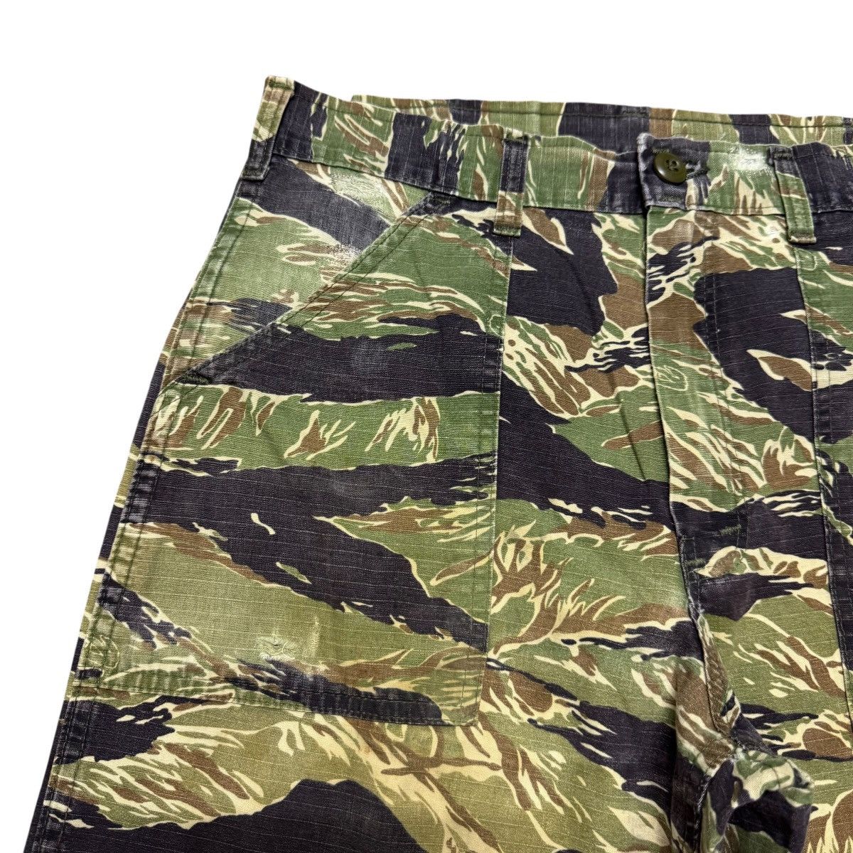 Vintage Vintage Gung Ho Tiger Stripe Fatigue Pant Ripstop Size US 31 - 4 Thumbnail