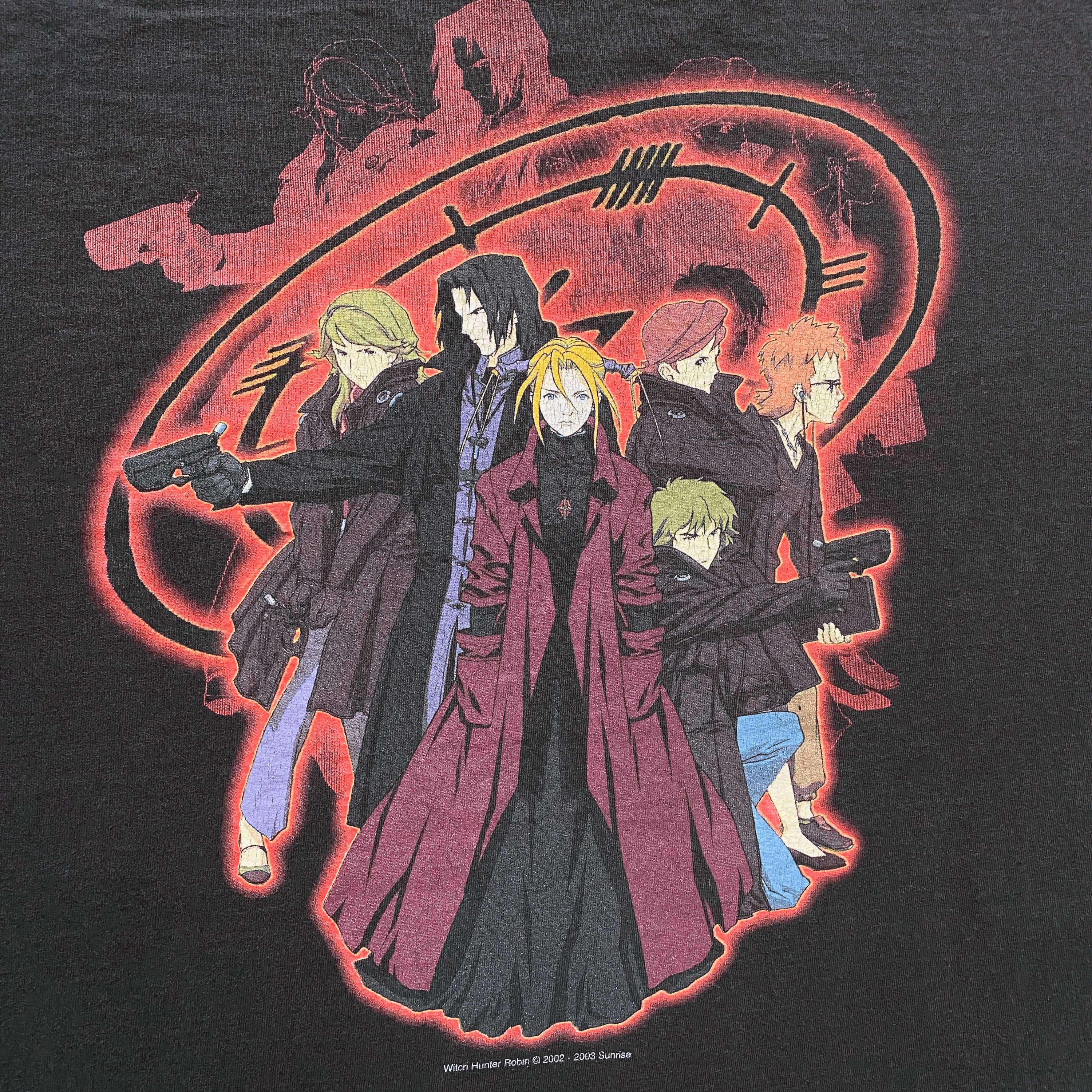 Vintage Vintage 2002 Witch Hunter Robin T-Shirt Size US XL / EU 56 / 4 - 4 Thumbnail