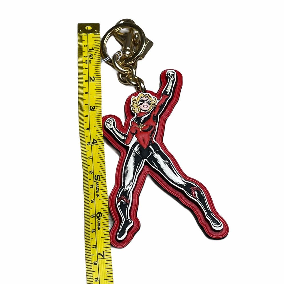 Coach Coach Marvel Carol Danvers Key Fob Bag Charm Key ring Size ONE SIZE - 4 Thumbnail