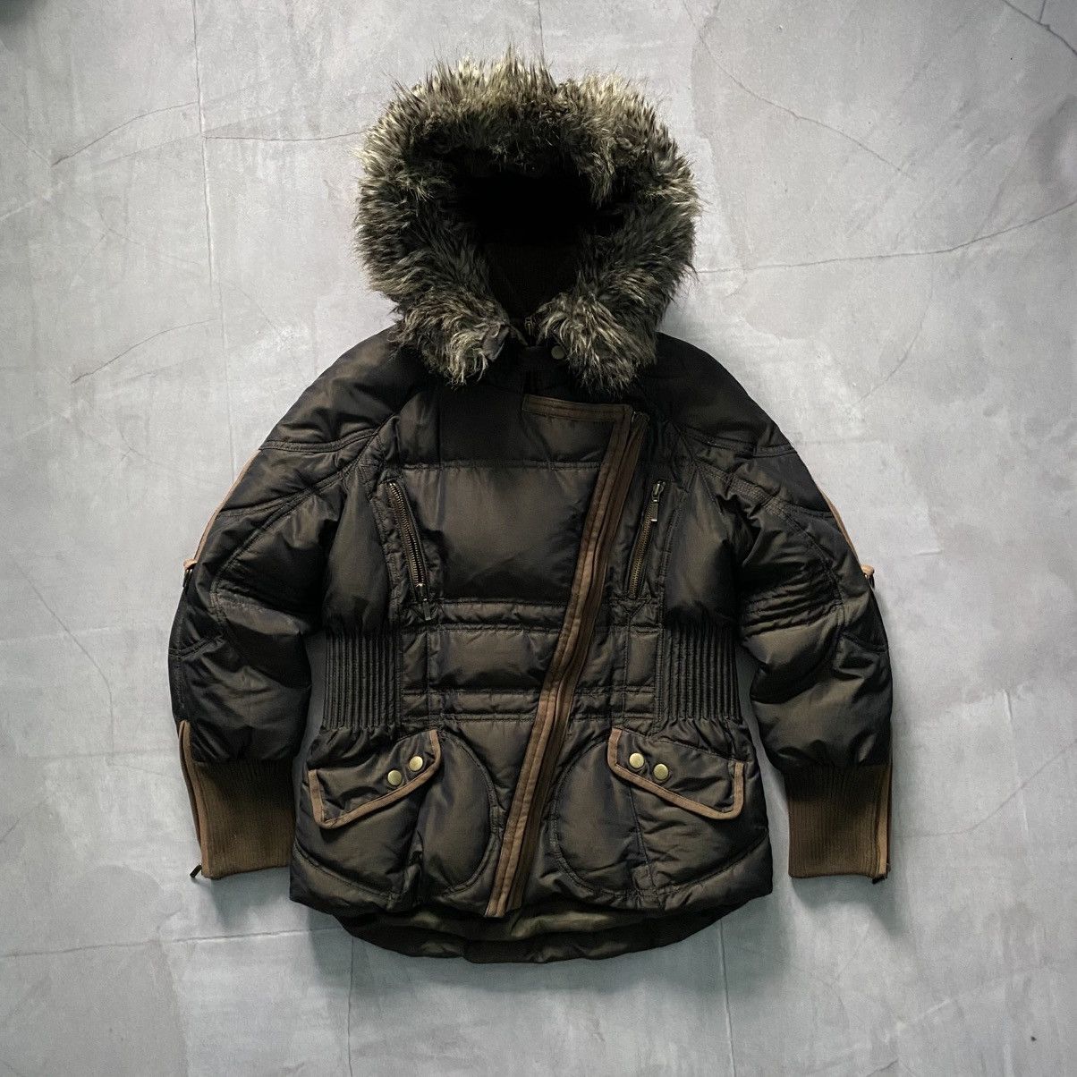If Six Was Nine × Le Grande Bleu (L.G.B.) Jacket LGB If Six Was Nine Style Faux Fur Bomber Y2K Size M / US 6-8 / IT 42-44 - 1 Thumbnail