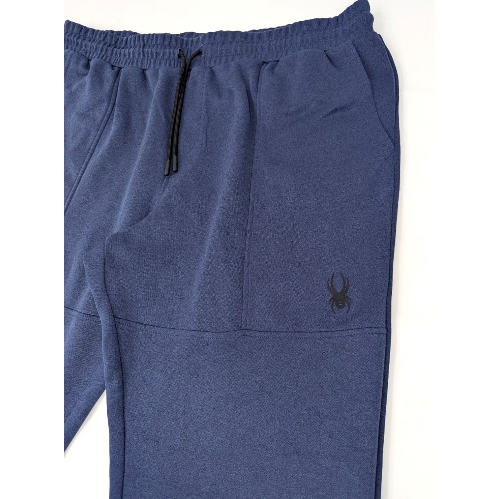 Spyder Spyder Active ProWeb Sweat Pants Men XL Navy Blue 37x28 Stretch Drawstring Pockets Athletic Size US 36 / EU 52 - 2 Thumbnail