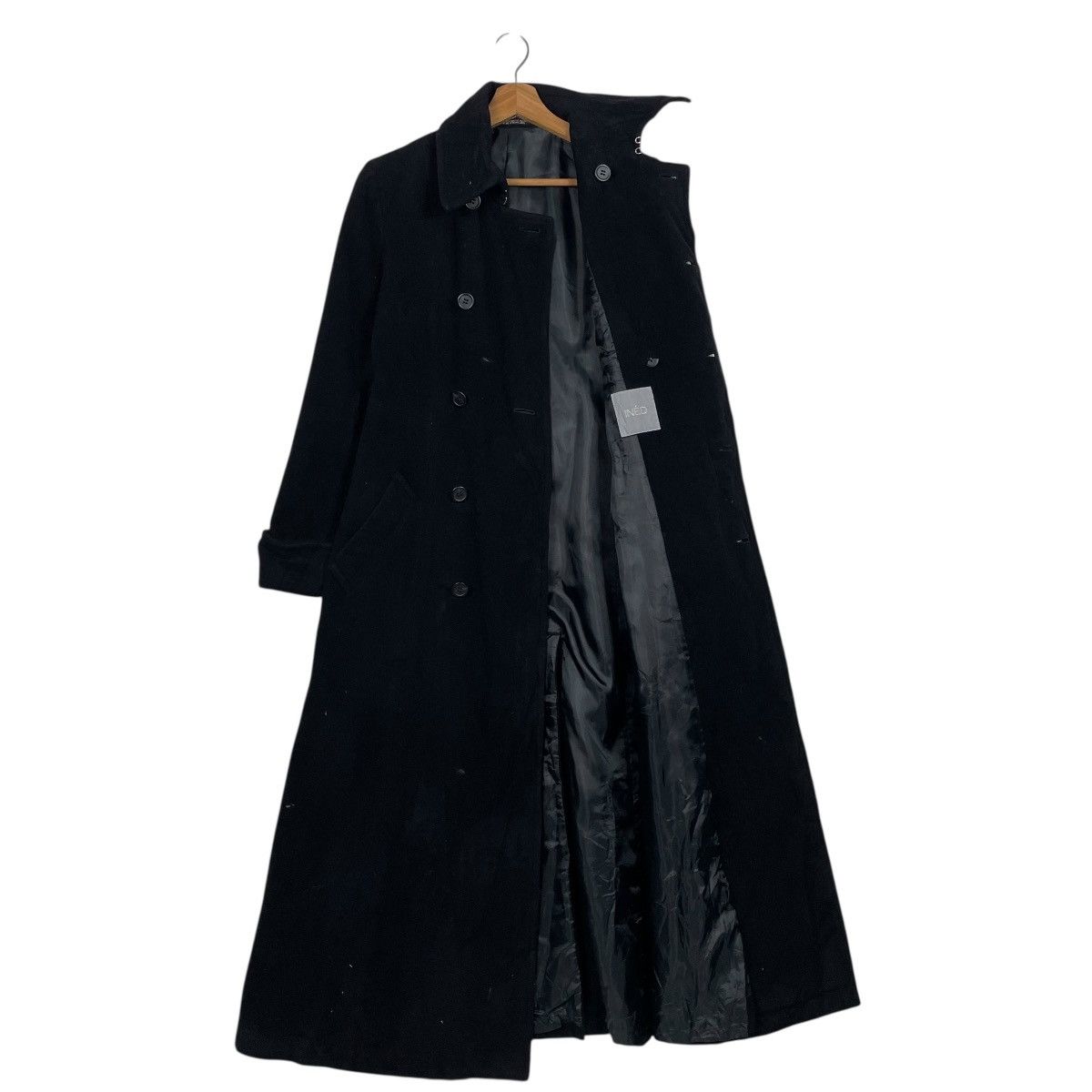 Japanese Brand Japanese Brand Ined Double Breasted Wool Coat Size S / US 4 / IT 40 - 11 Thumbnail