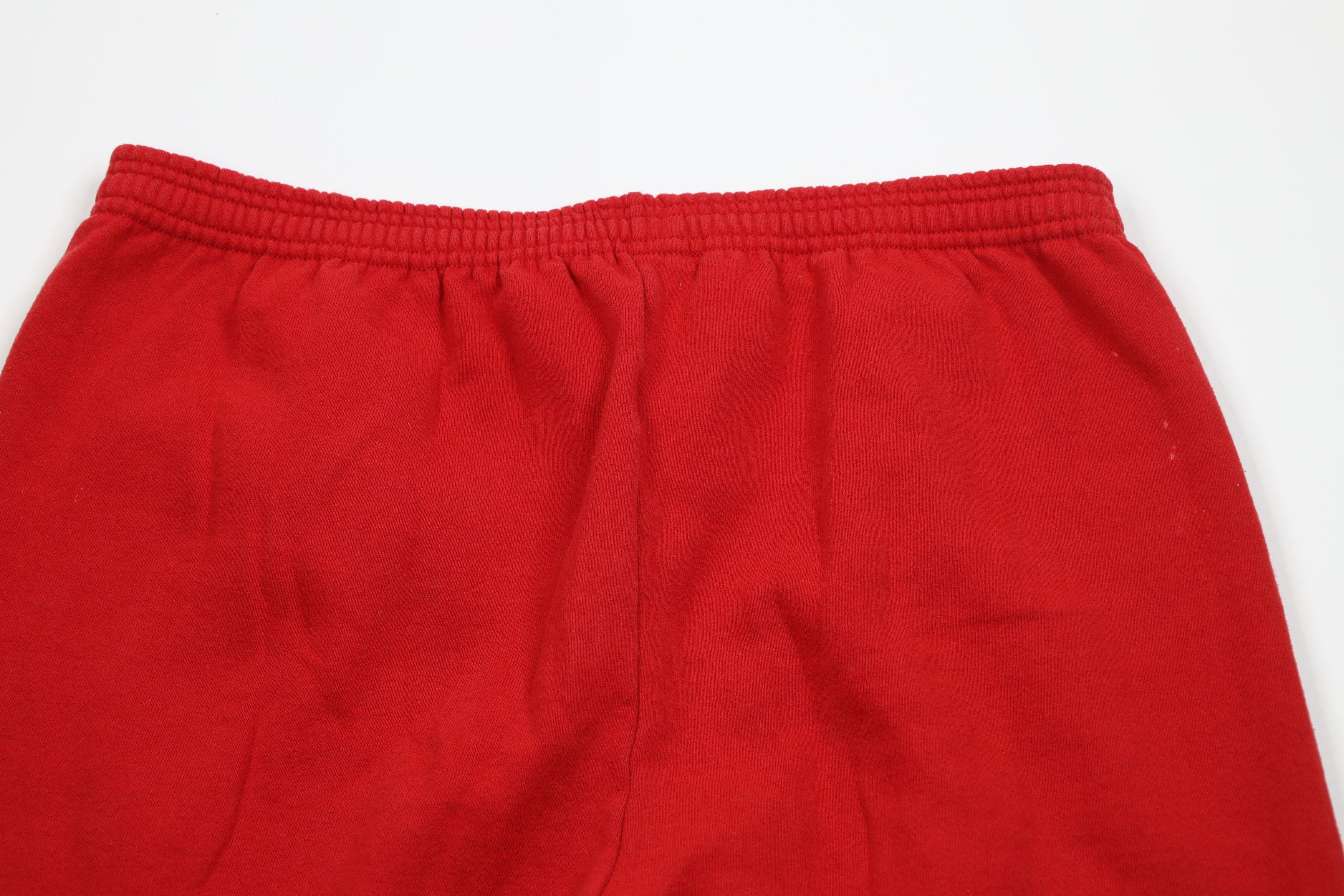 Vintage Vintage 90s Streetwear Blank Sweatpants Joggers Red USA Size US 42 / EU 58 - 10 Thumbnail
