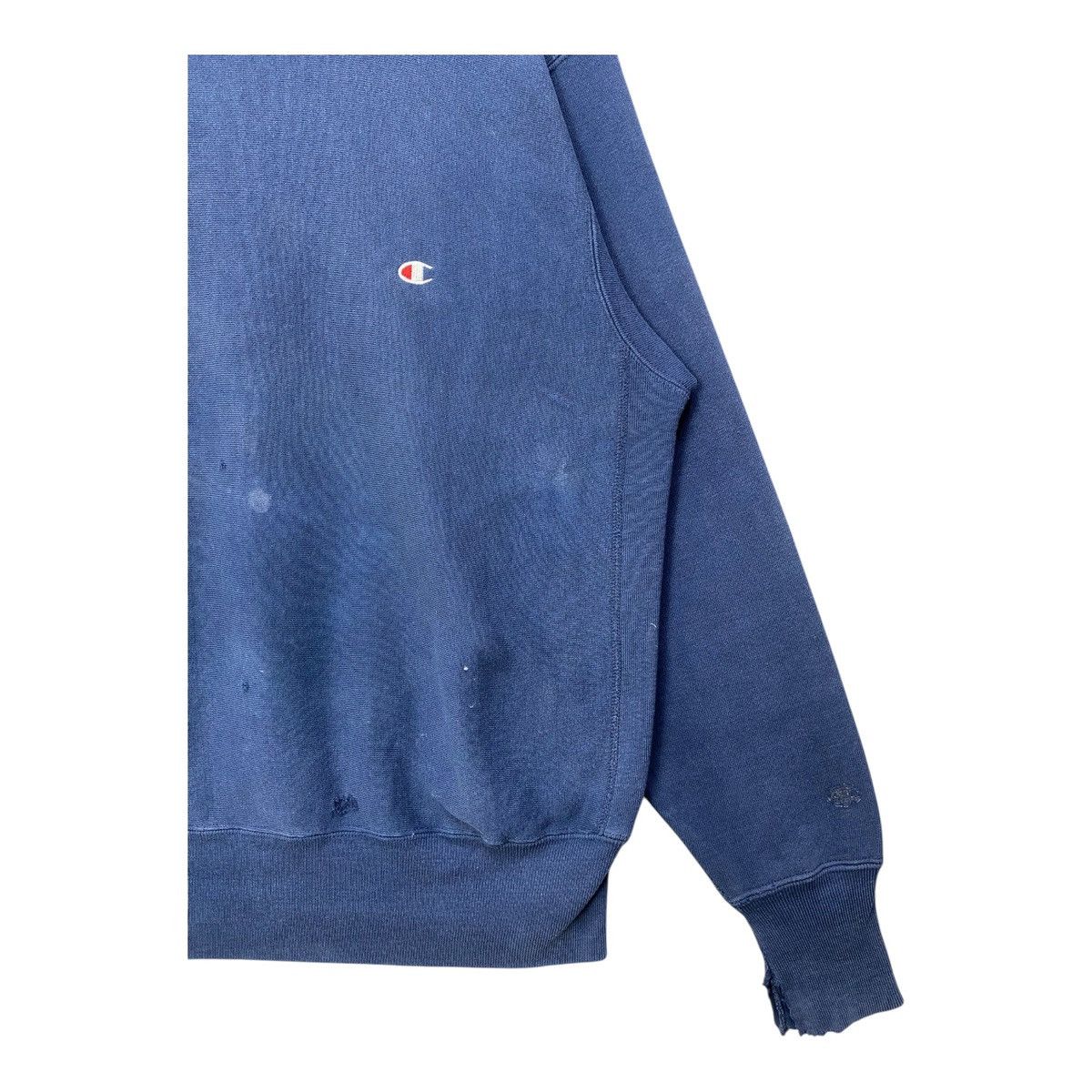 Champion Vintage 90s Champion Reverse Weave Distressed Sweatshirts Size US L / EU 52-54 / 3 - 3 Thumbnail