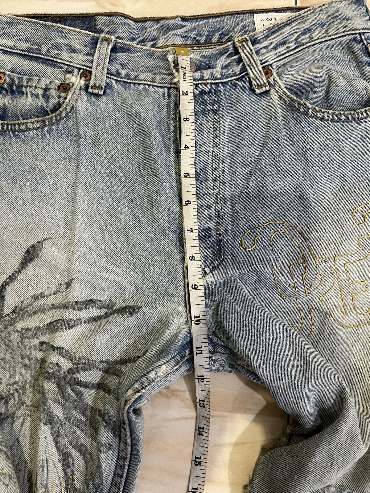 Levi's Vintage Clothing Vintage Levis 501 x Hitomi Handmade x Bob Marley Size US 30 / EU 46 - 20 Thumbnail