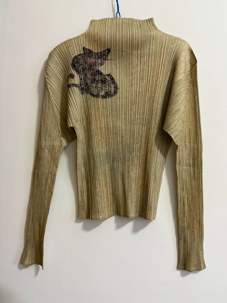 Issey Miyake Issey Miyake Vintage PP Tiger Cat Sweater - dmc Size US M / EU 48-50 / 2 - 1 Thumbnail