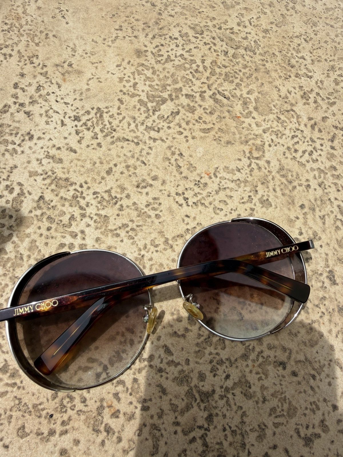 Jimmy Choo Jimmy Choo Sunglasses Vintage Dark Brown Size ONE SIZE - 8 Thumbnail