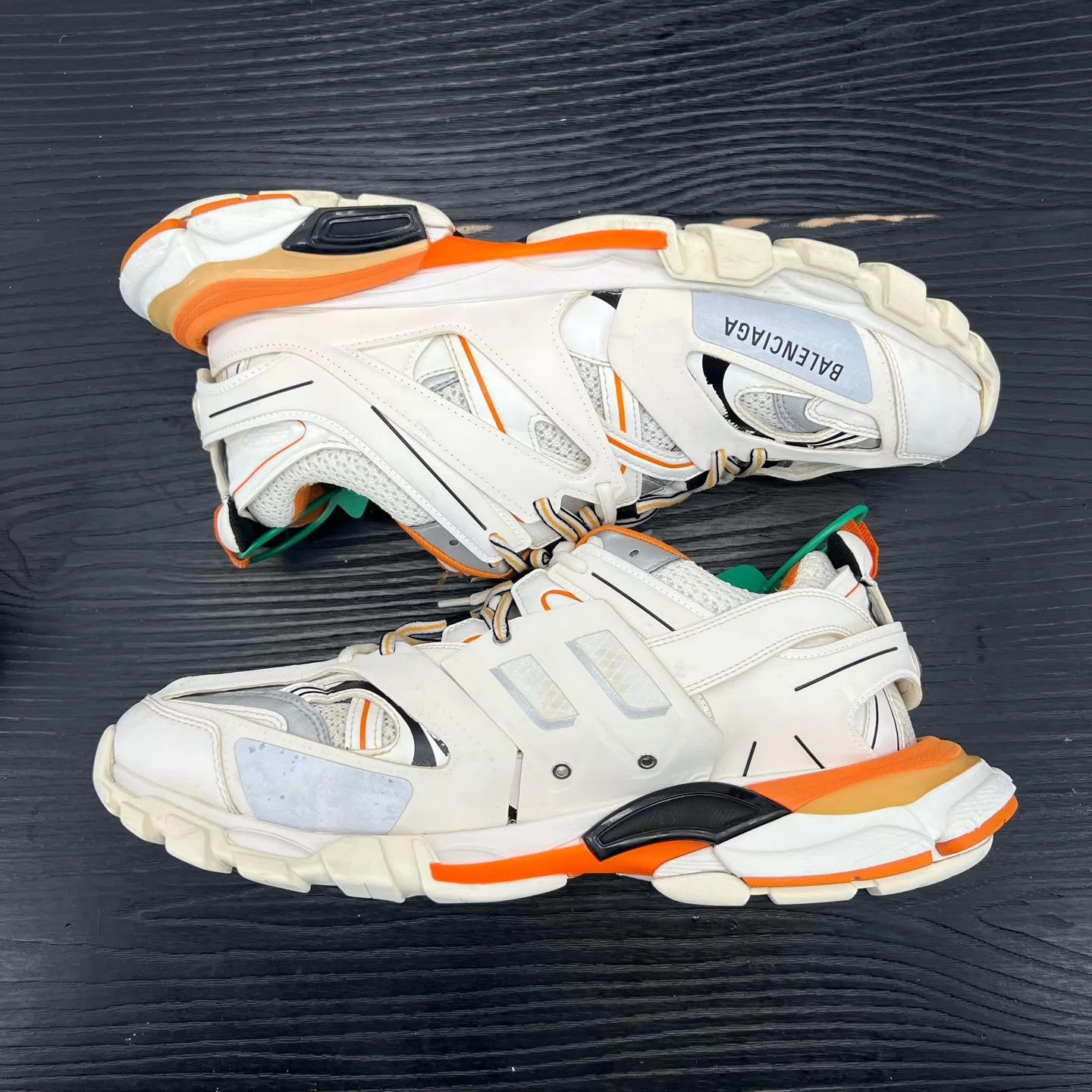 Balenciaga Balenciaga Track White/Orange 45 Size US 12 / EU 45 - 2 Thumbnail