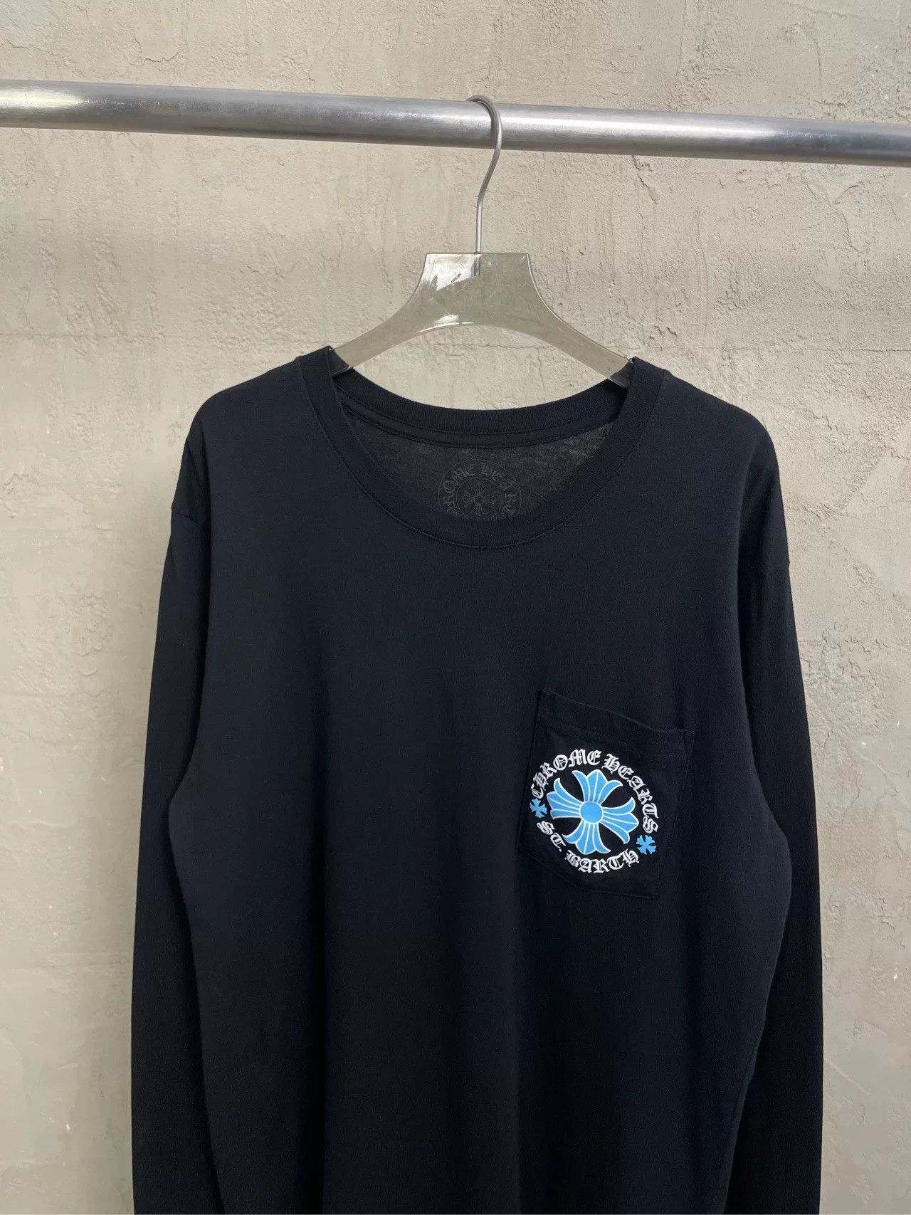 Chrome Hearts chrome hearts blue cross long sleeve t-shirt Size US L / EU 52-54 / 3 - 4 Thumbnail