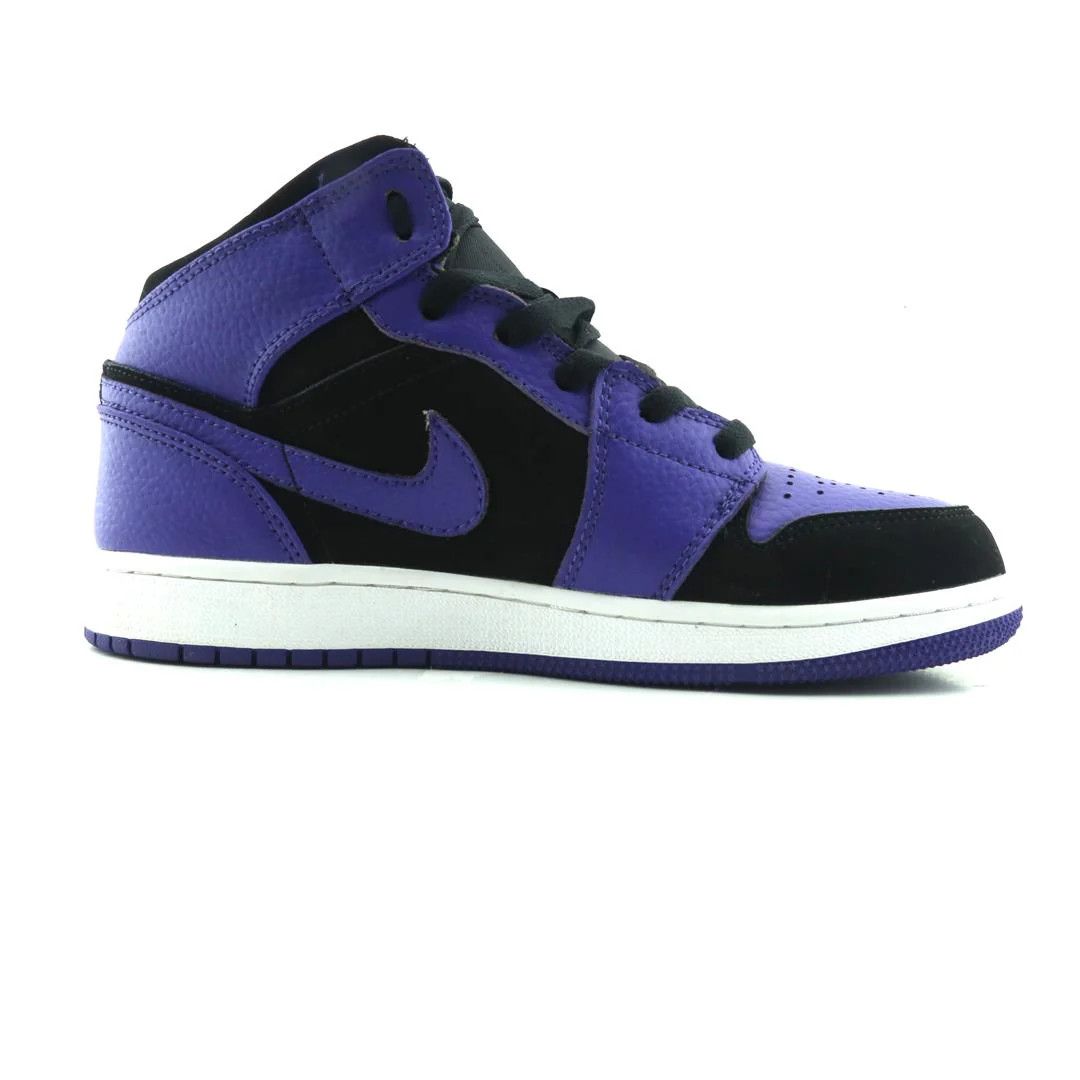 Nike Nike Air Jordan 1 Mid 'Dark Concord' trainers black purple Size US 9 / EU 42 - 2 Thumbnail