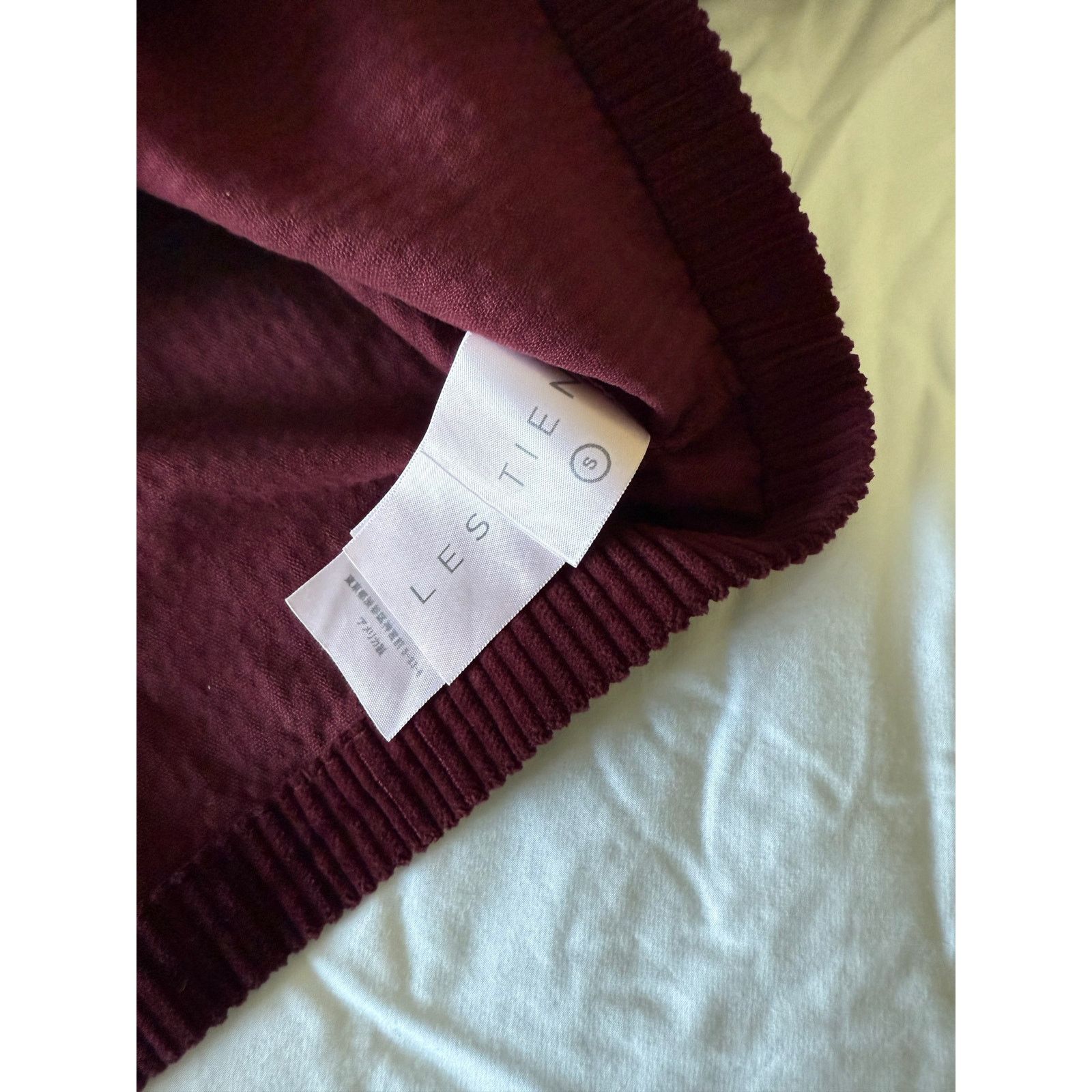 Les Tien $242 New Les Tien Iris Bordeaux Corduroy Button Up - Small Size S / US 4 / IT 40 - 5 Thumbnail