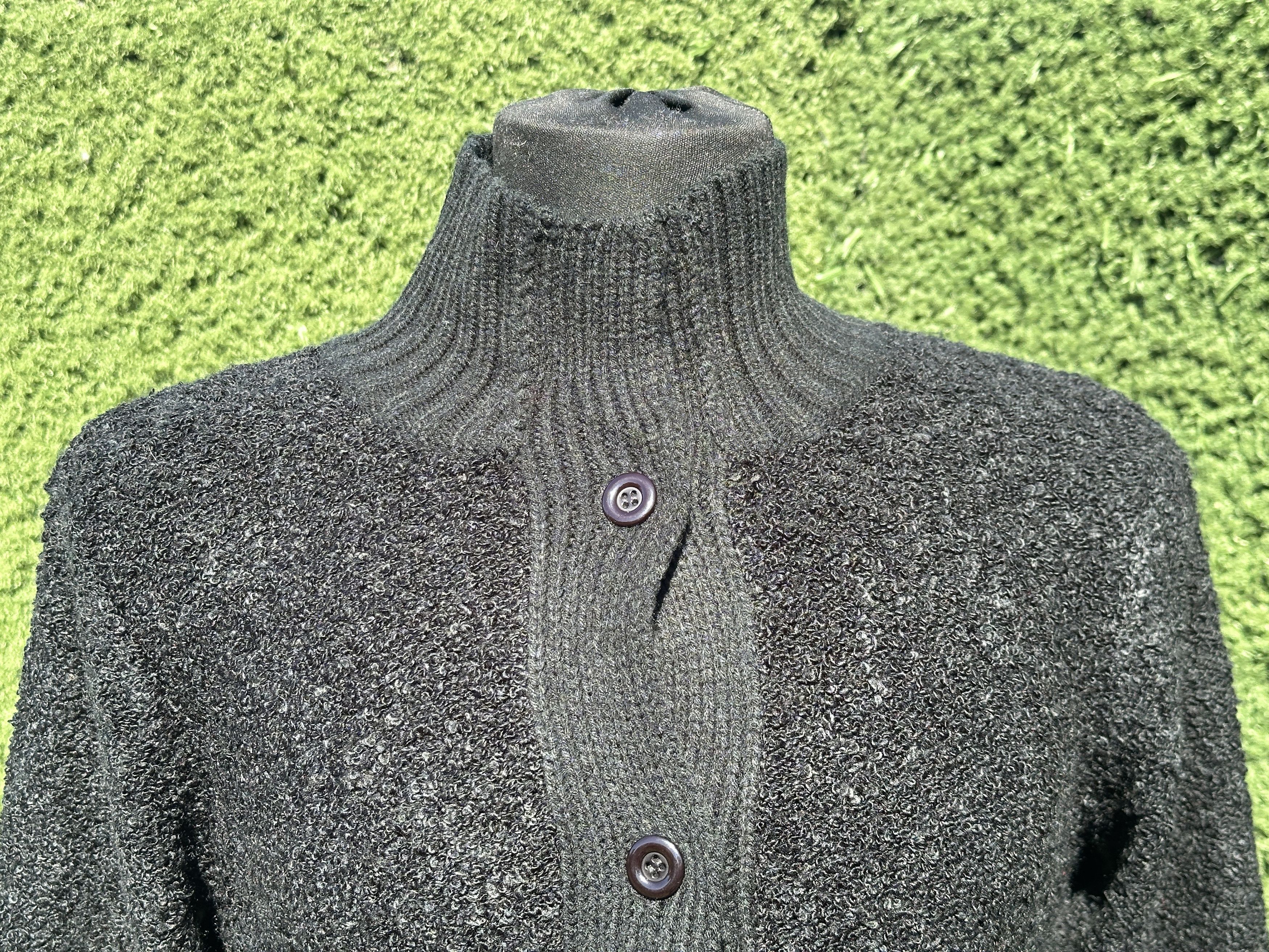 eskandar Eskandar O/S Merino Wool Cashmere Tweed Cardigan One Size Size ONE SIZE - 3 Thumbnail