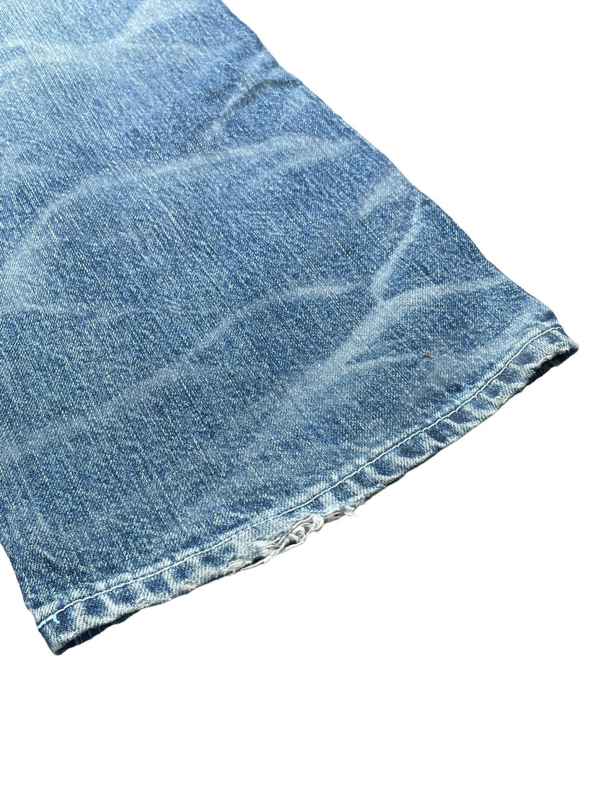 Japanese Brand × Vintage Vintage Blue Way Flare Faded Denim Size US 33 - 6 Thumbnail