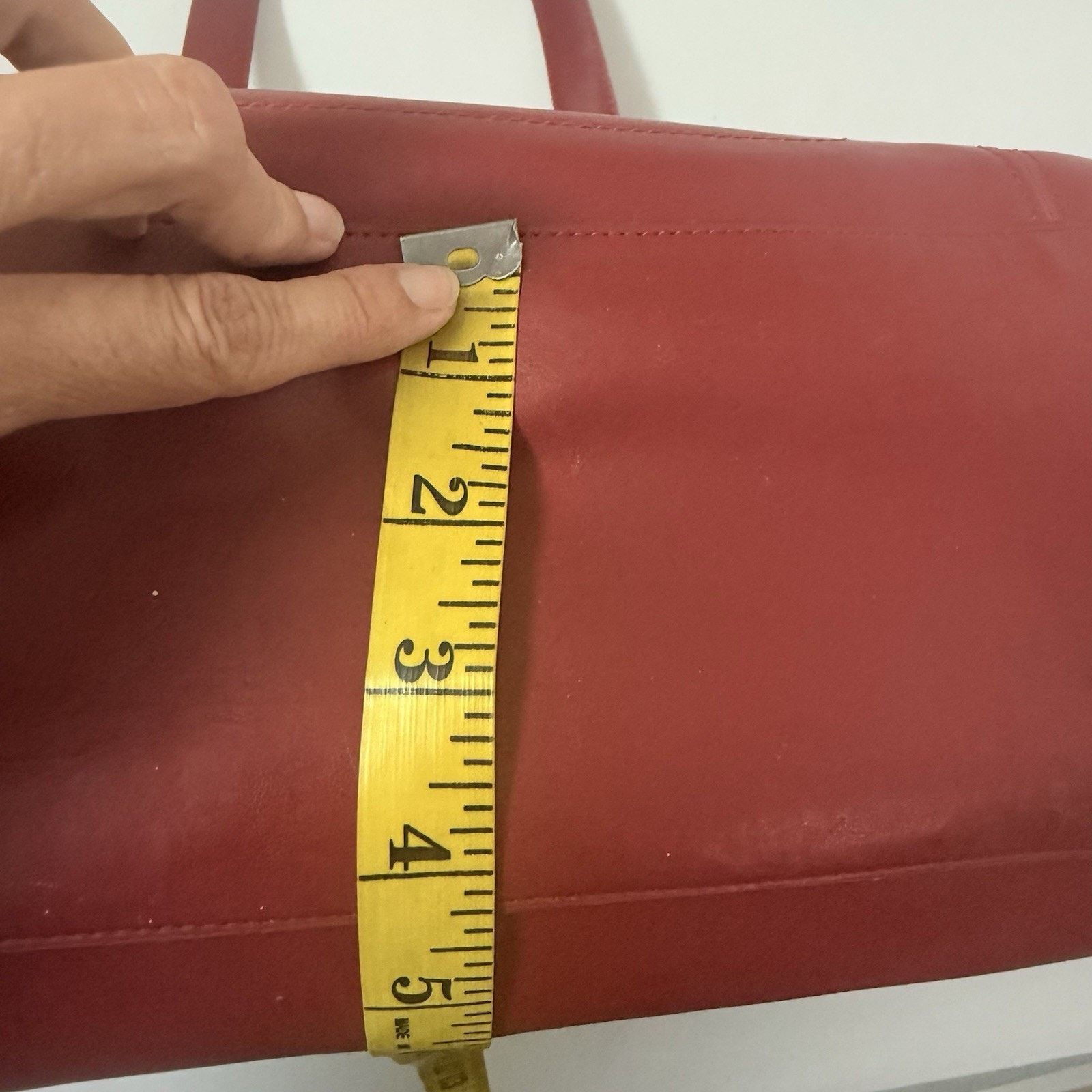 Other Franklin Covey Leather Bag Red Expandable Briefcase Laptop Size ONE SIZE - 13 Thumbnail