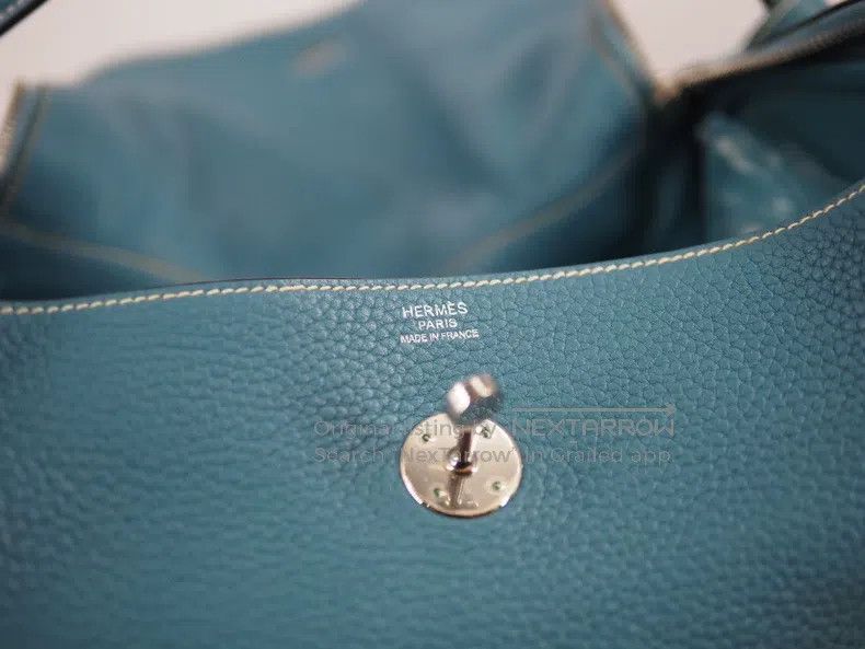 Hermes Hermes Cowboy blue silver button outer stitched frame Size ONE SIZE - 6 Thumbnail