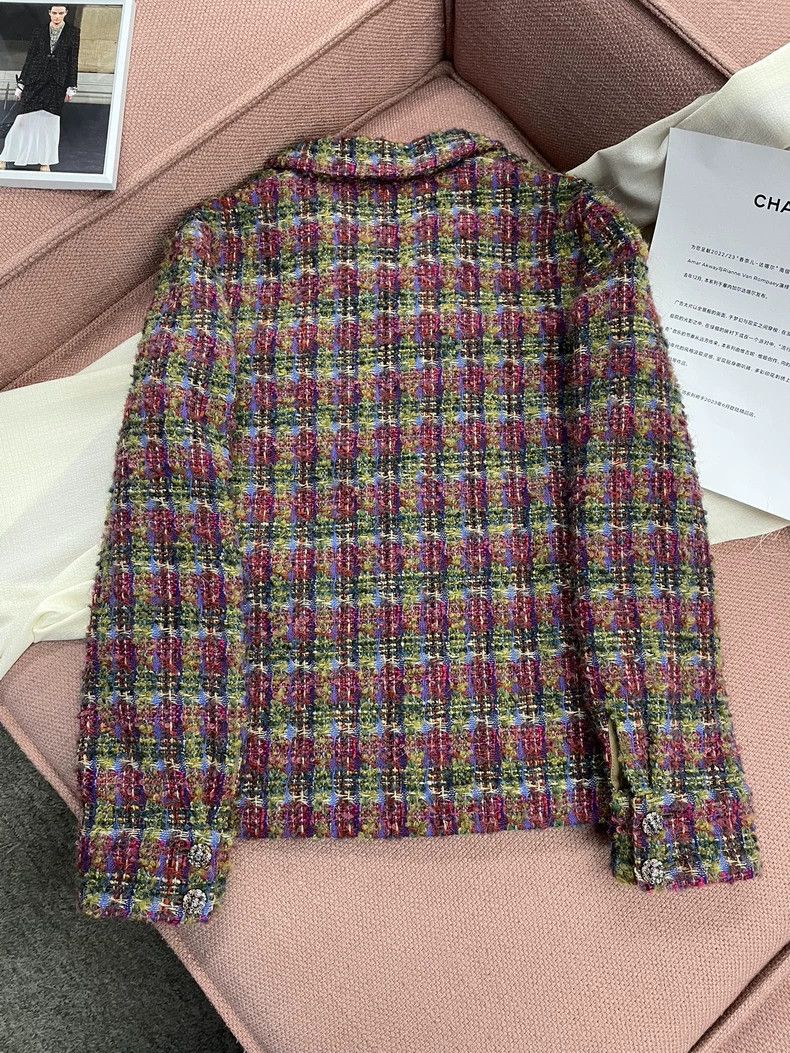 Chanel Chanel 22K autumn and winter tweed plaid coat Size XS / US 0-2 / IT 36-38 - 4 Thumbnail