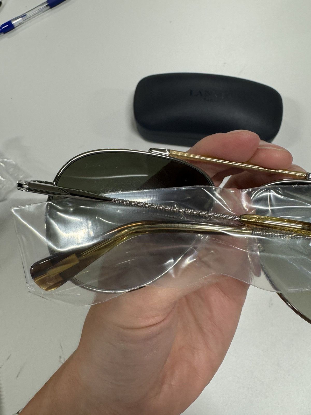Lanvin Lanvin Aviator Sunglasses 500$ Size ONE SIZE - 4 Thumbnail