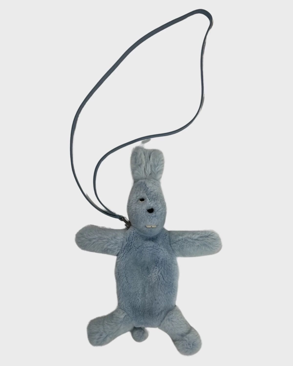 Rick Owens RICK OWENS NUTRIA FUR BUNNY BAG BLUE SZ:OS Size ONE SIZE - 1 Thumbnail
