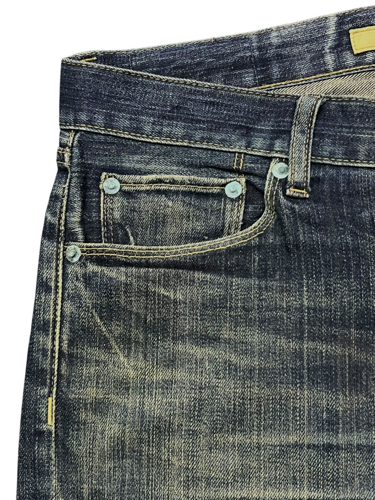 Uniqlo Vintage Uniqlo S-001 Japan - Faded Rusty Wash Jeans Size US 34 / EU 50 - 7 Thumbnail