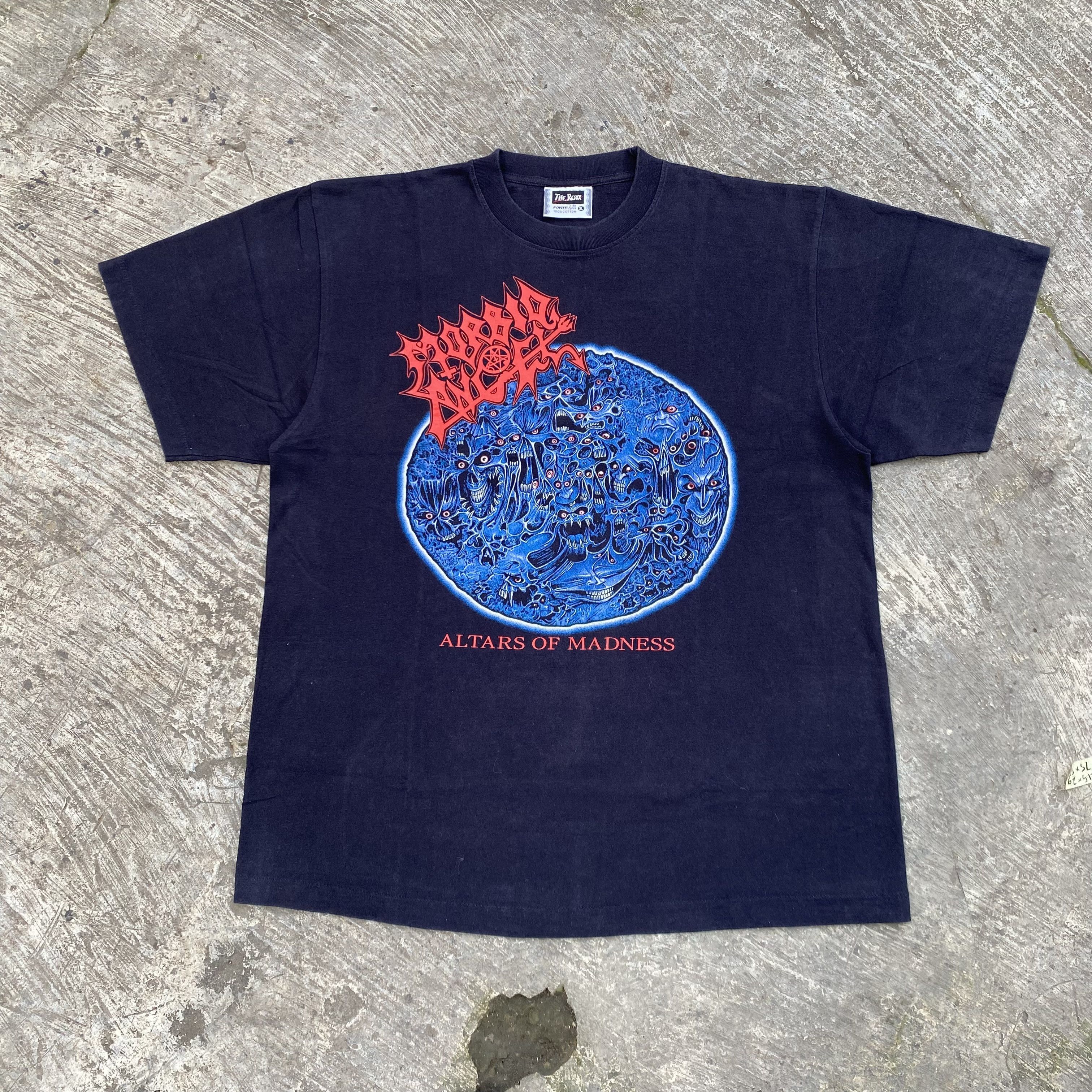 Vintage Vintage Morbid Angel 10 Years Of Madness Band T-Shirt Size US XL / EU 56 / 4 - 13 Thumbnail